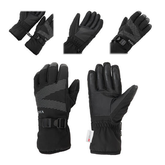 Damen Skihandschuhe KADVA Mountain Flow Pro Leder 3M Thinsulate