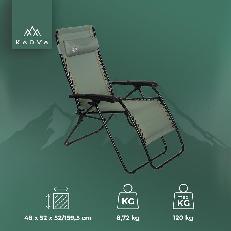 Scaun turistic KADVA CAMPchair 2.0