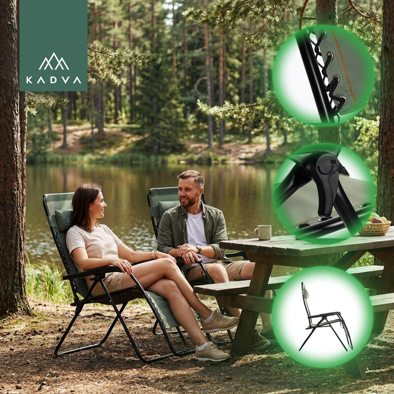 Scaun turistic KADVA CAMPchair 2.0