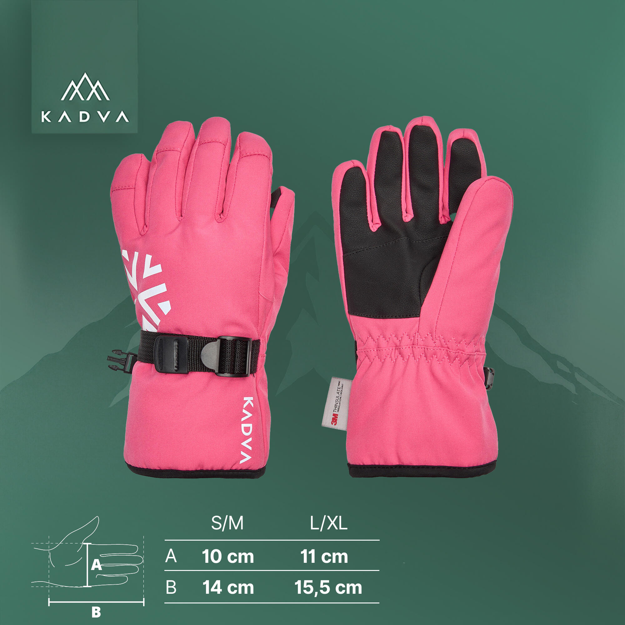 Luvas infantis KADVA Mountain Flow 2/7