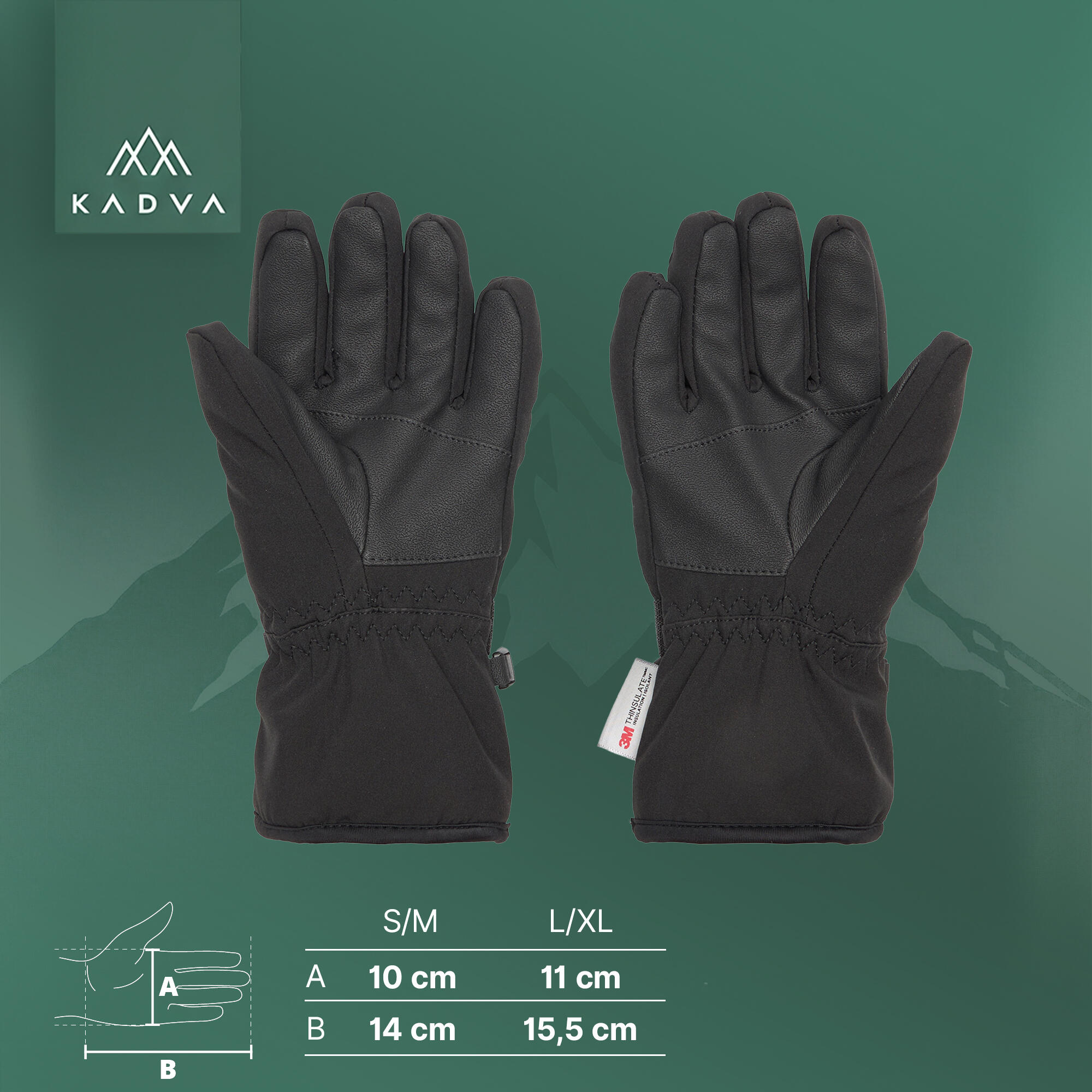 Luvas infantis KADVA Mountain Flow 2/7