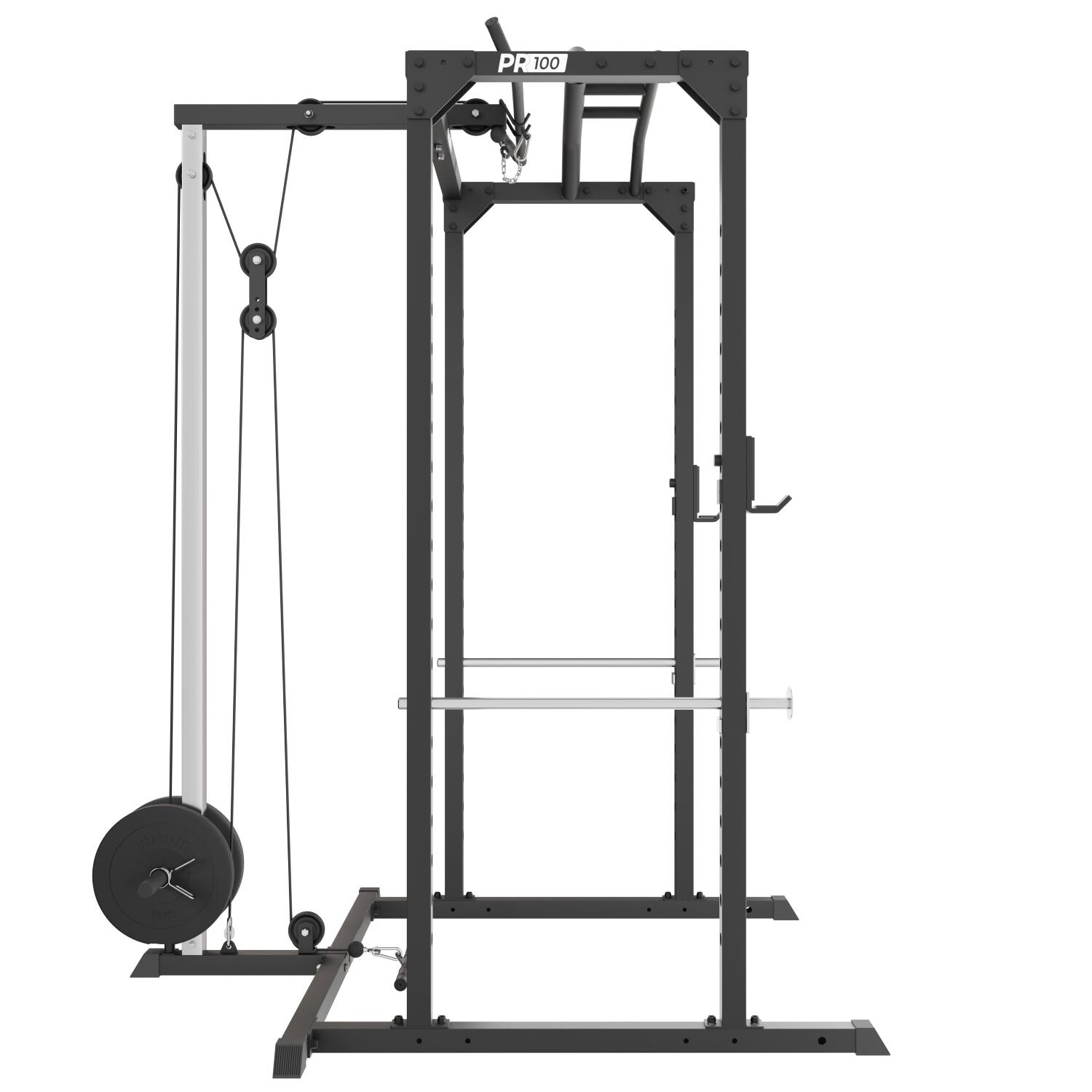 PR100 Power Rack met Lat Attachment - Squat Rack - Inclusief Pulley Station - K 2/7