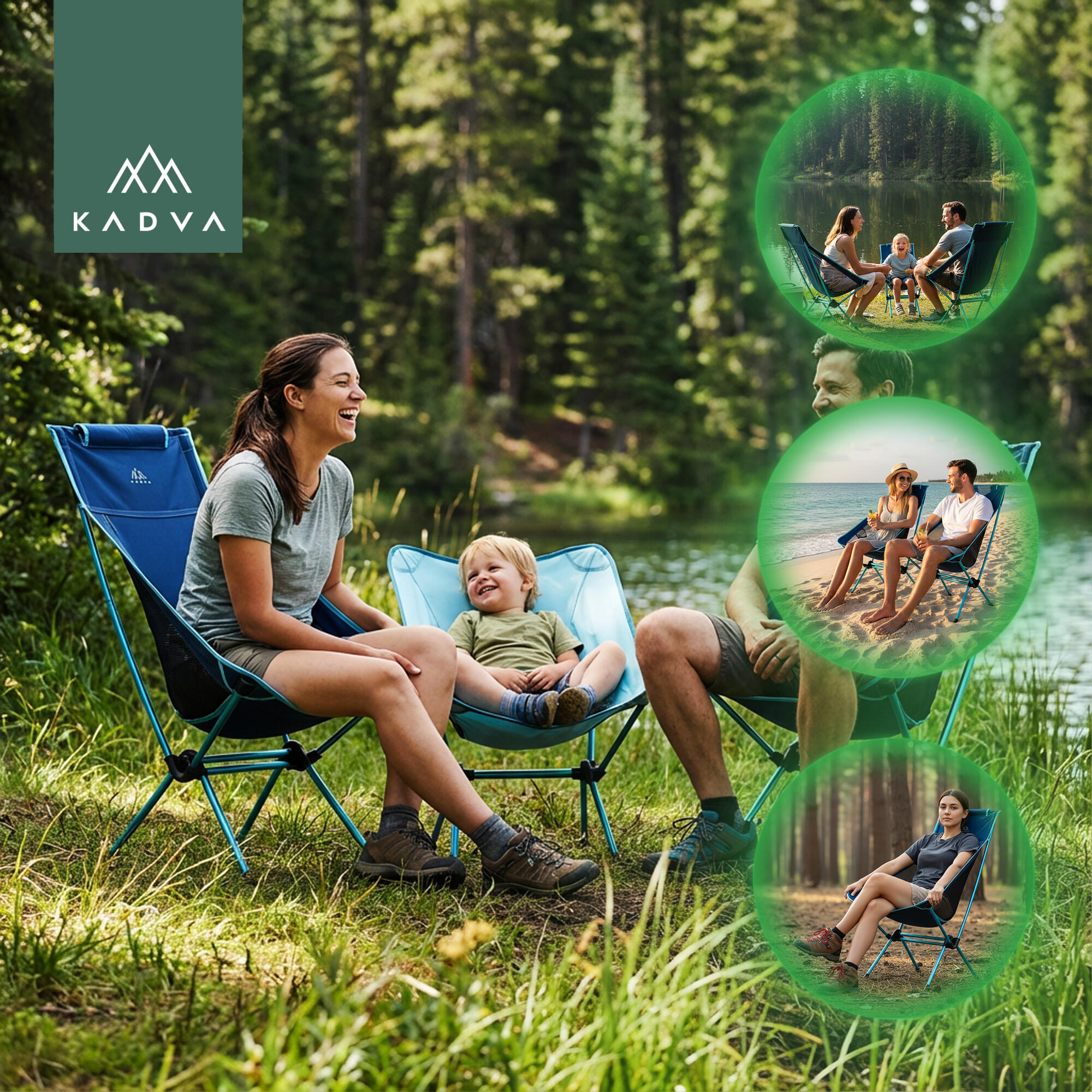 Sedia da campeggio KADVA Sego Mid 5/6