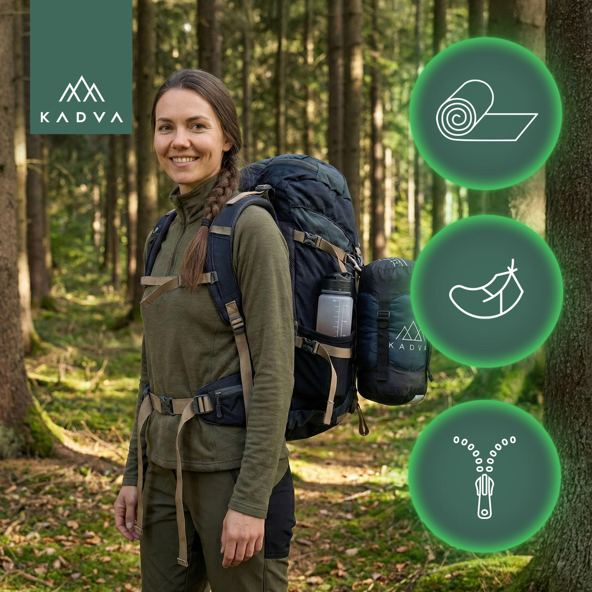 Saco de dormir KADVA Light 600 R 3/7