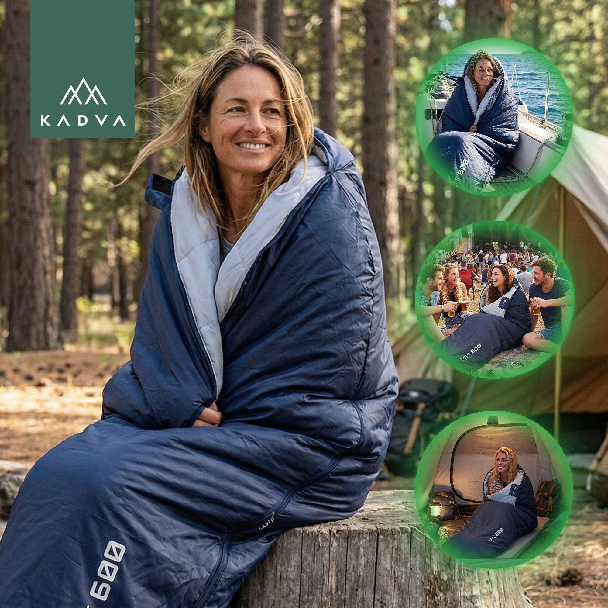 Saco de dormir KADVA Light 600 R 5/7