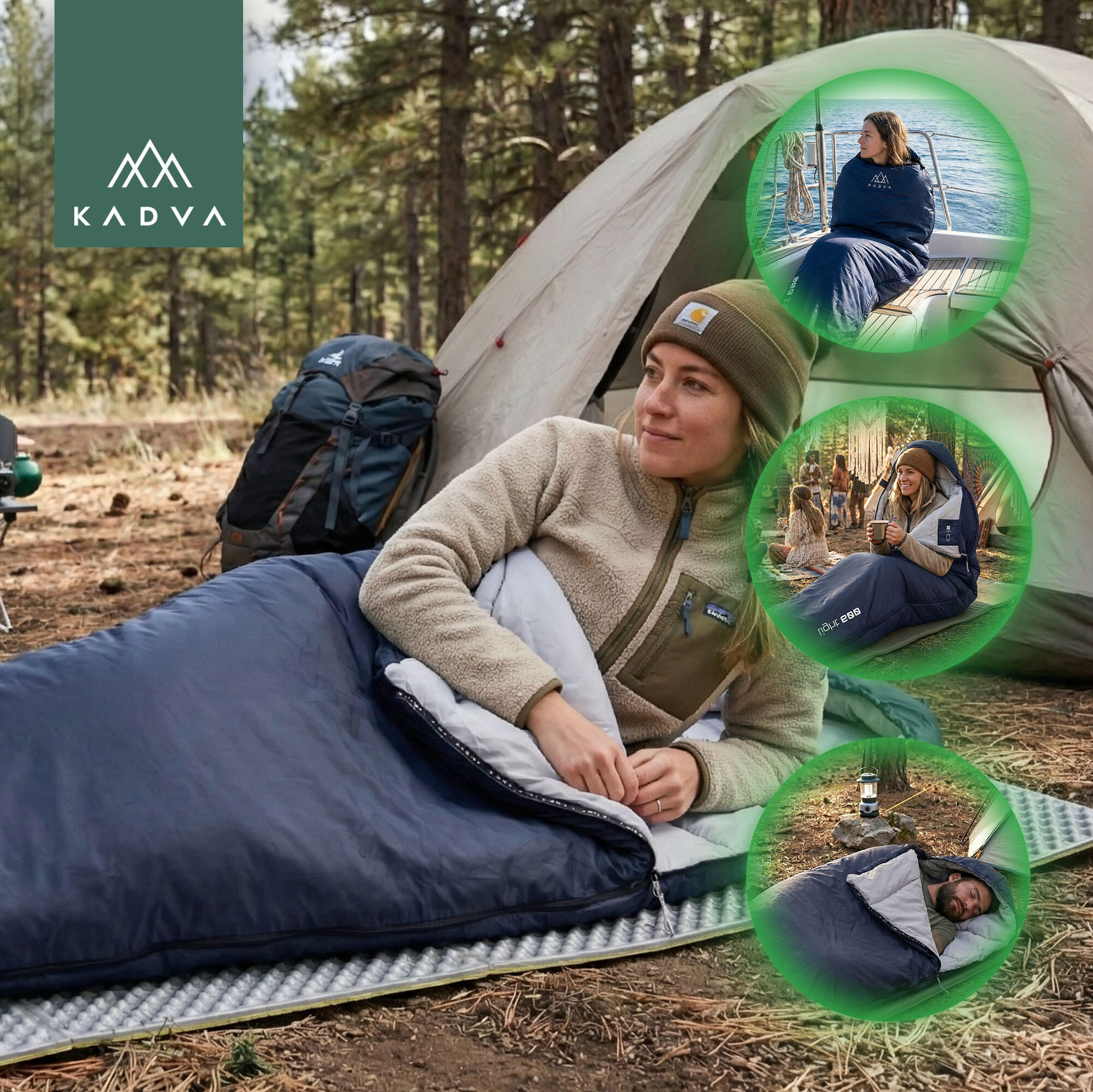 Saco de dormir KADVA Light 600 L 5/7