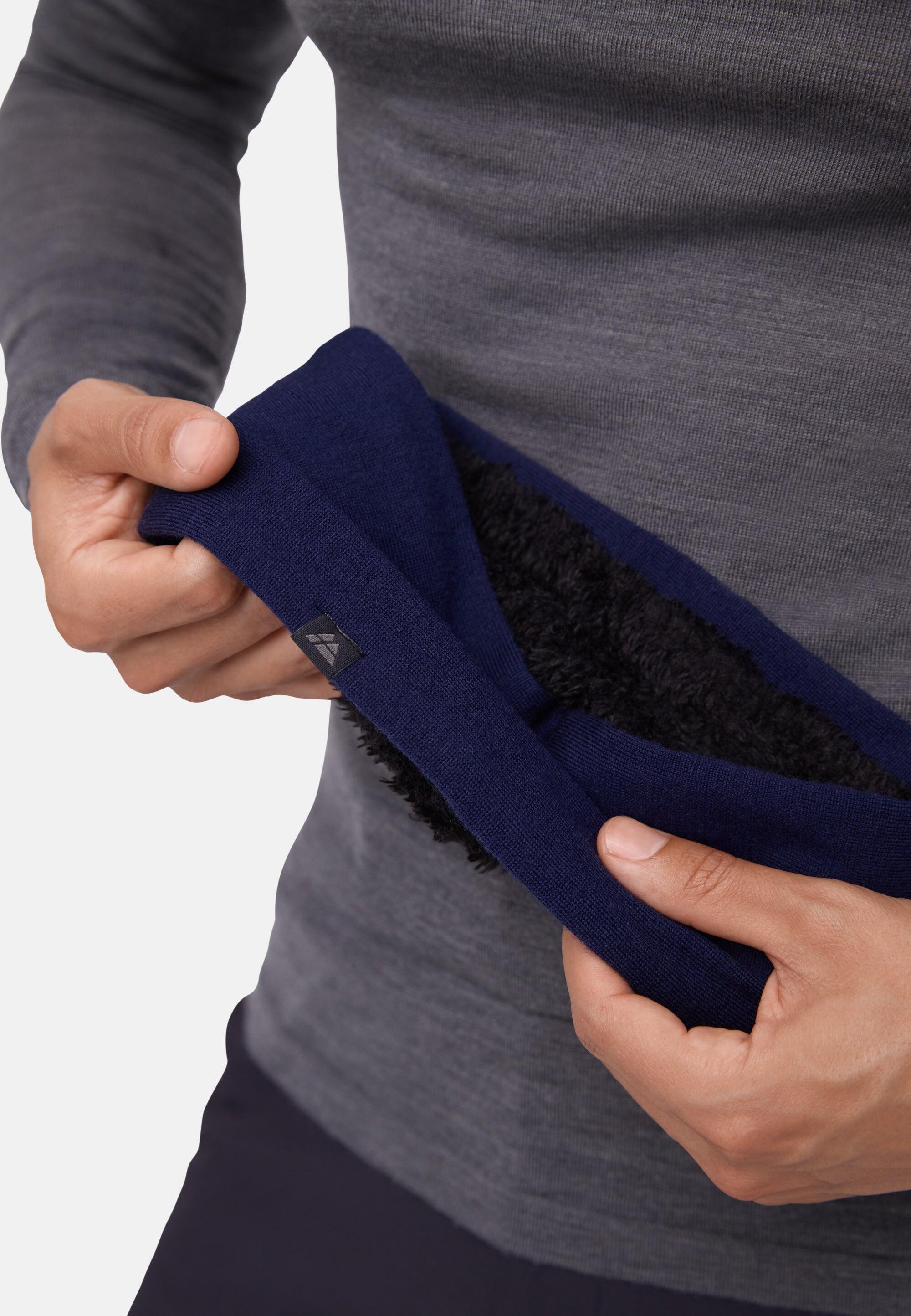 Cinta de Lana Merino con Forro Polar Suave Cálida Transpirable Unisex 5/6