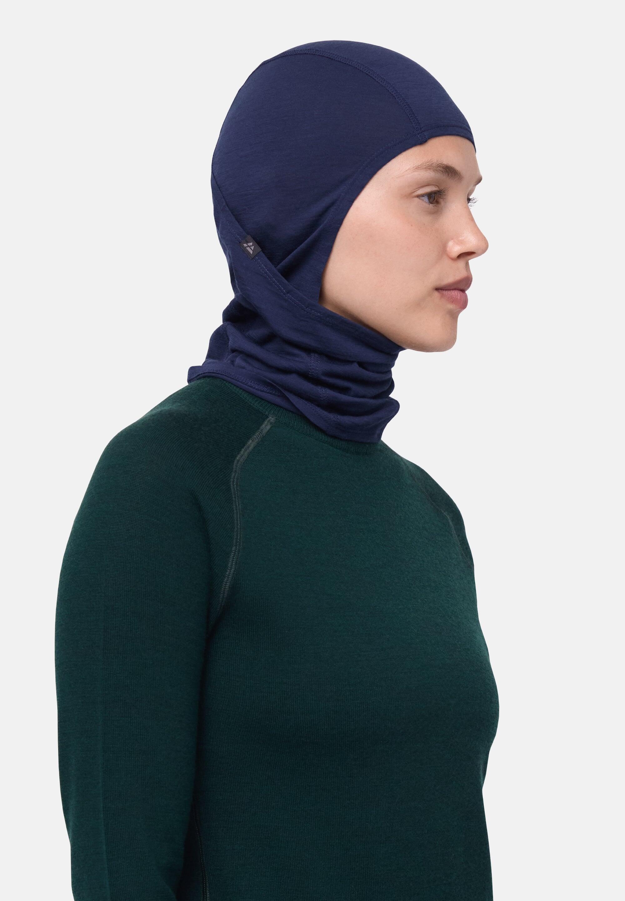 Pasamontañas de Lana Merino Ligero Transpirable Ajustable Unisex Clima Frío 3/6