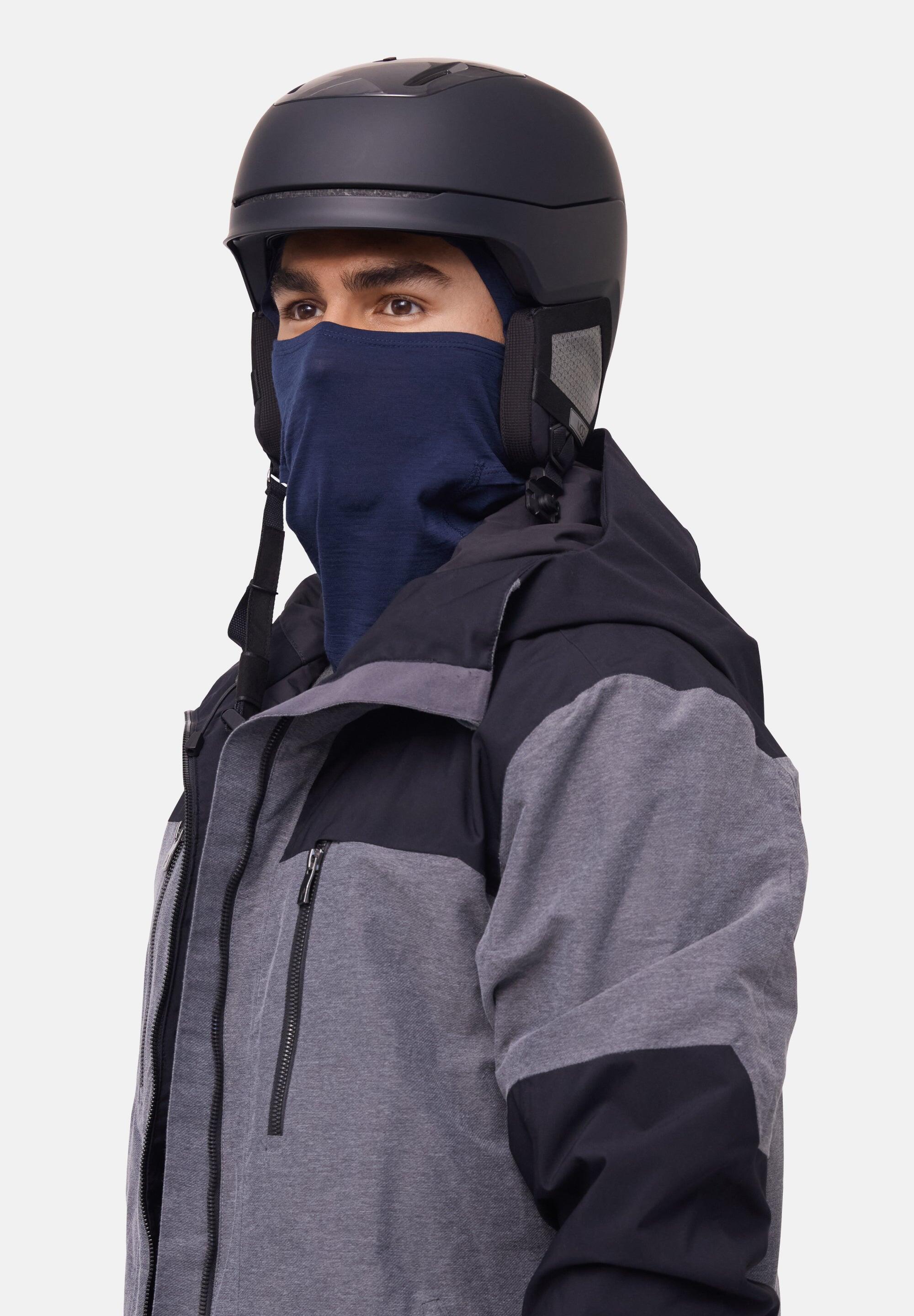 Pasamontañas de Lana Merino Ligero Transpirable Ajustable Unisex Clima Frío 5/6