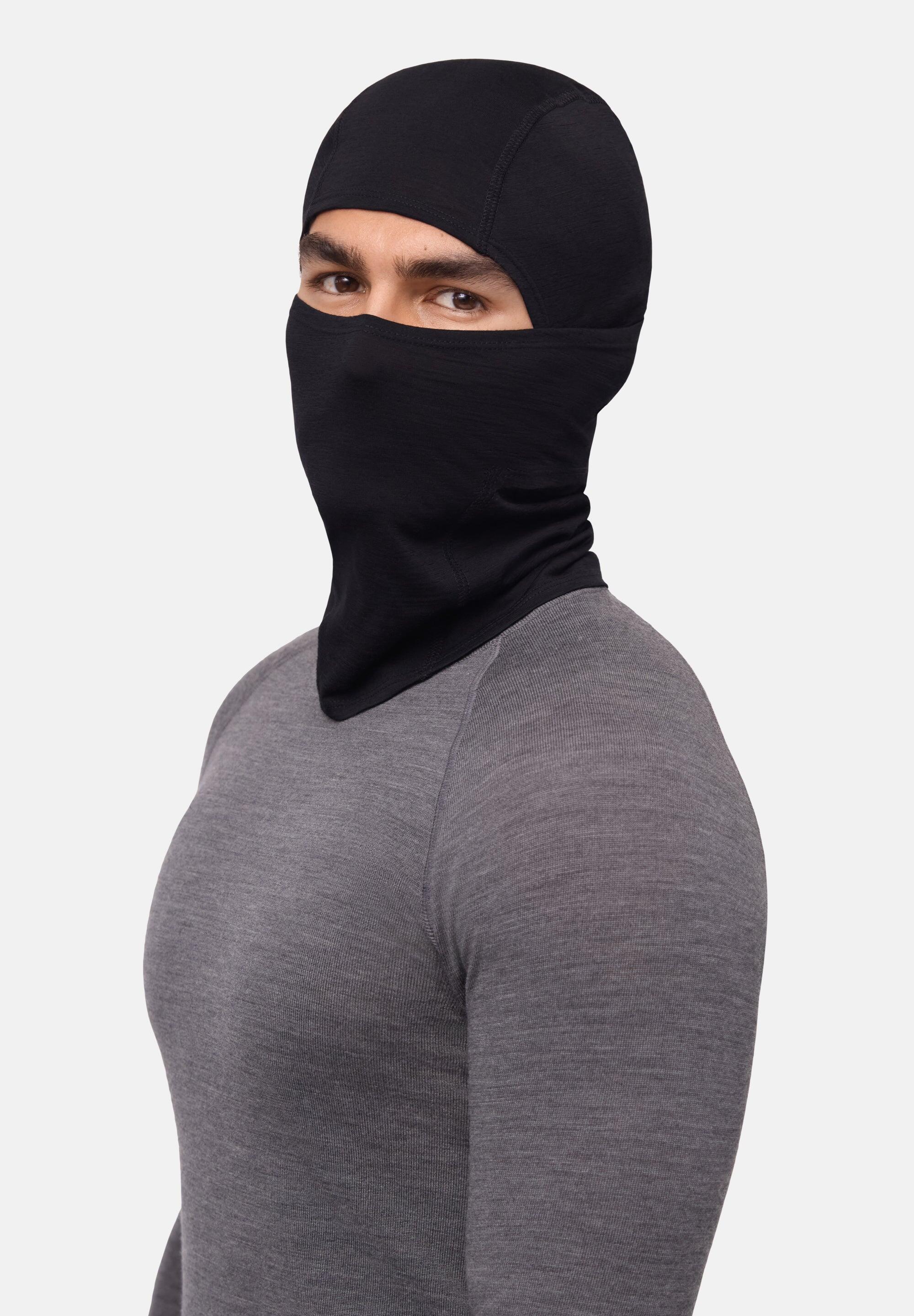 Cagoule Laine Merino Légère Respirante Ajustable Unisexe Temps Froid 3/6