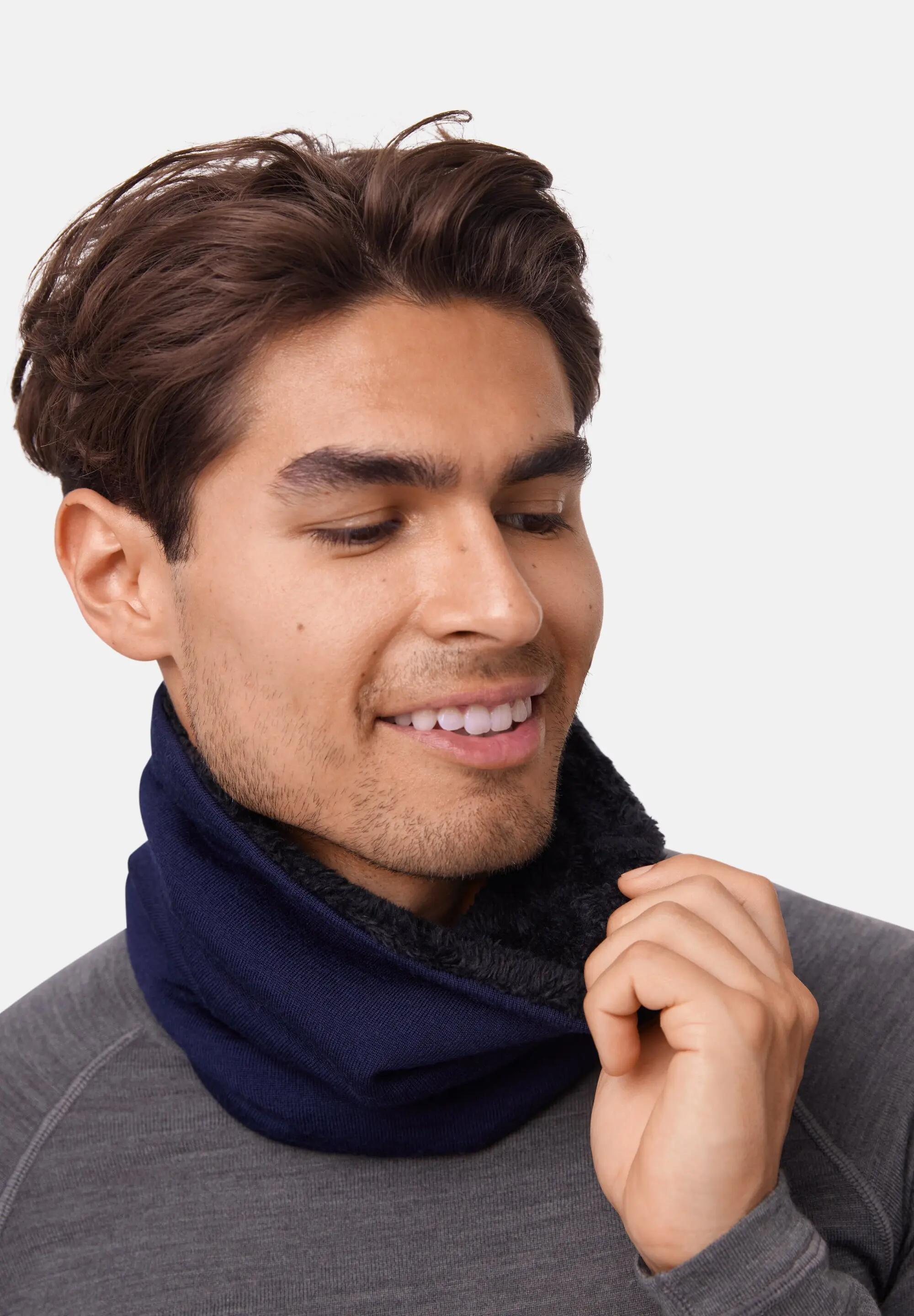 Tour de Cou Merino Chaud avec Doublure Polaire Unisexe Hiver 3/6
