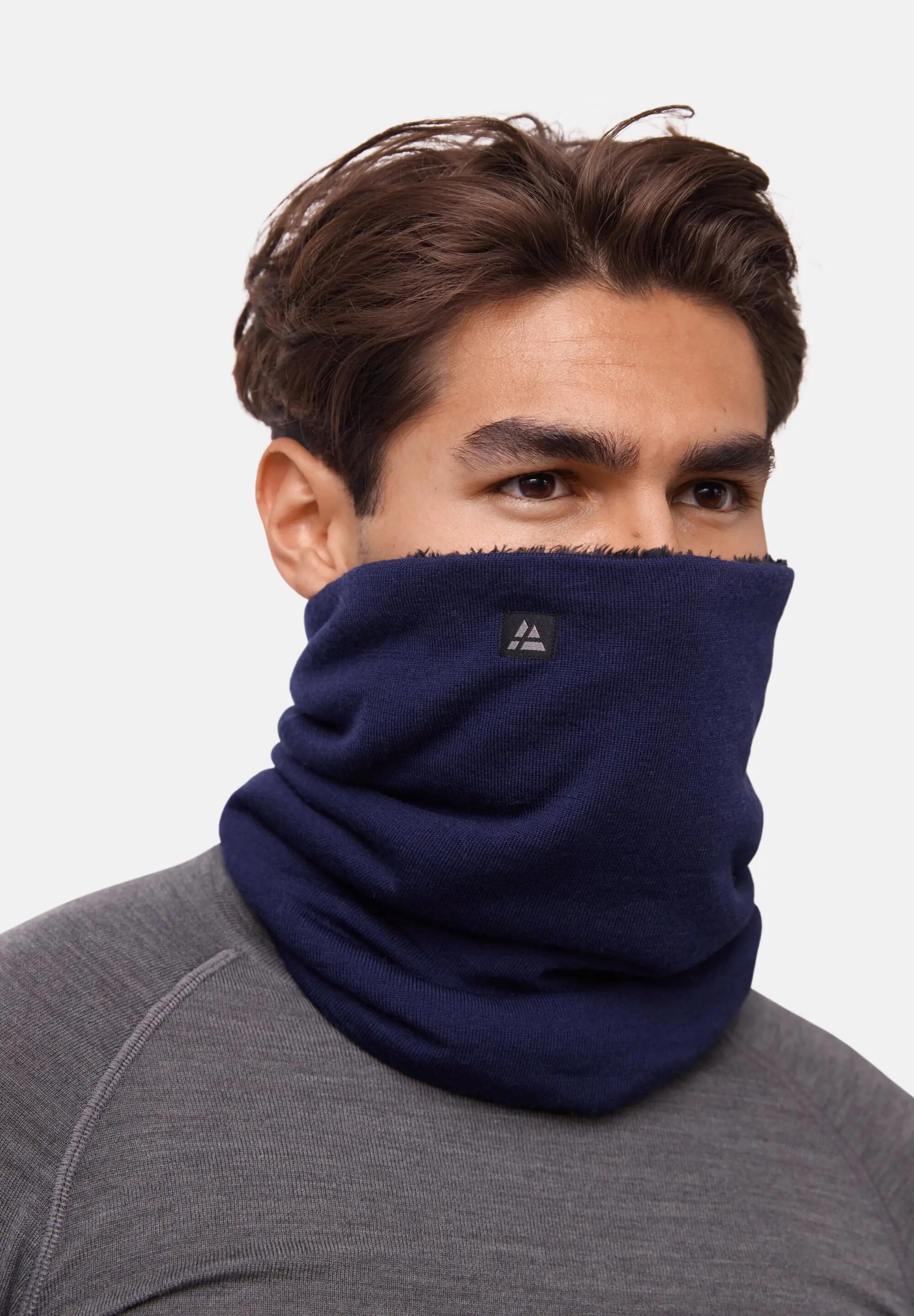 Tour de Cou Merino Chaud avec Doublure Polaire Unisexe Hiver 4/6