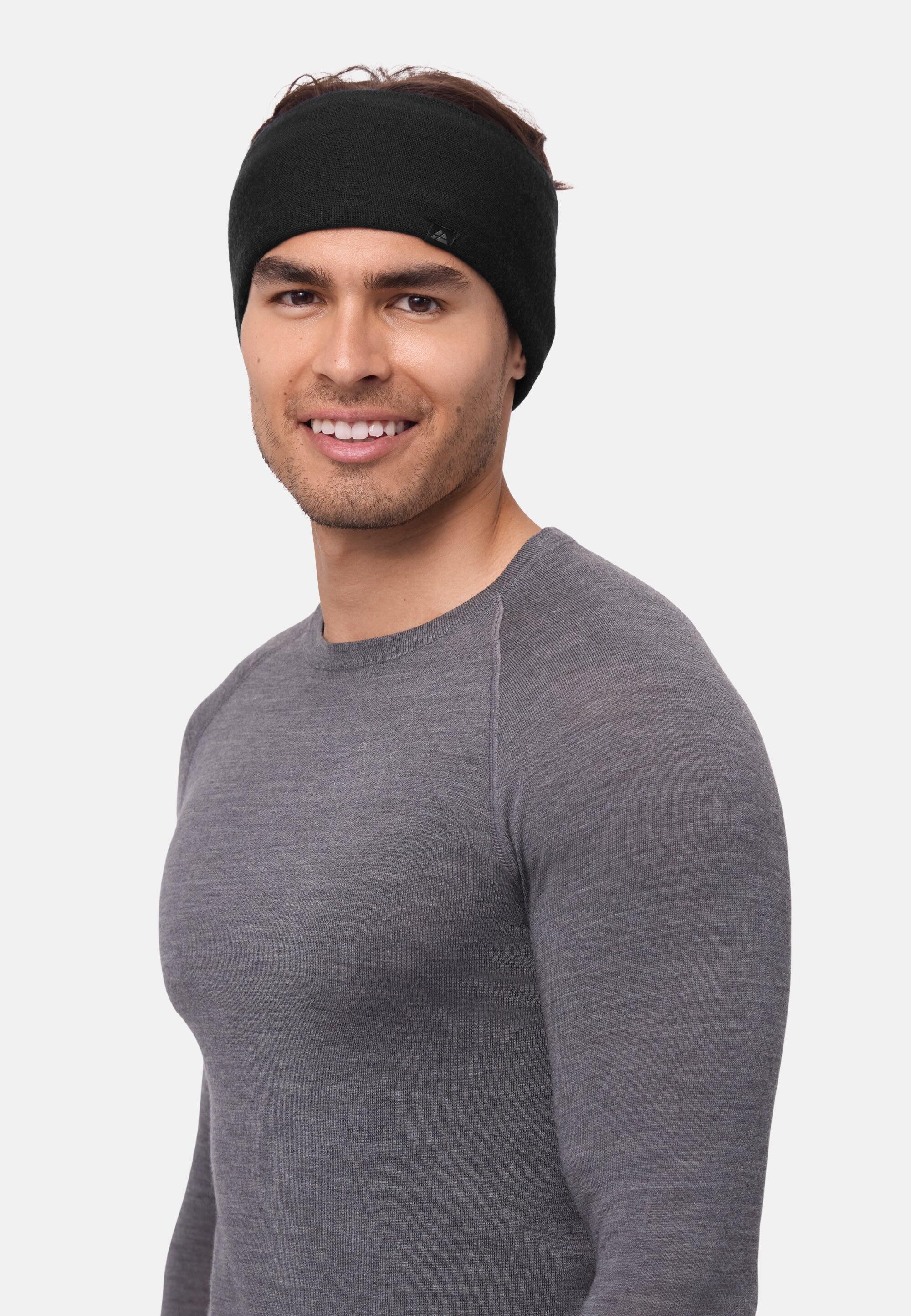 Cinta de Lana Merino con Forro Polar Suave Cálida Transpirable Unisex 3/6