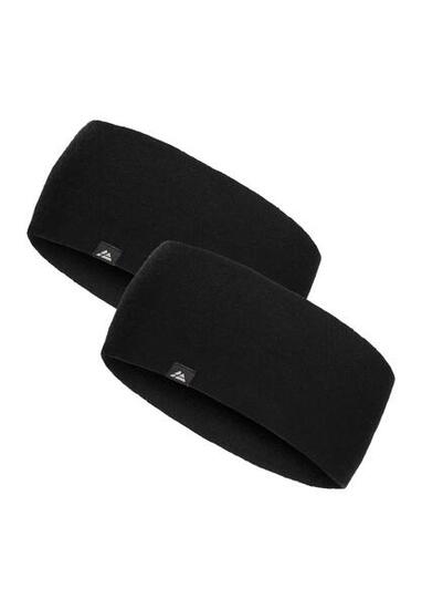Merino Stirnbänder 2 Pack Warm Atmungsaktiv Doppellagig Unisex Kaltes Wetter
