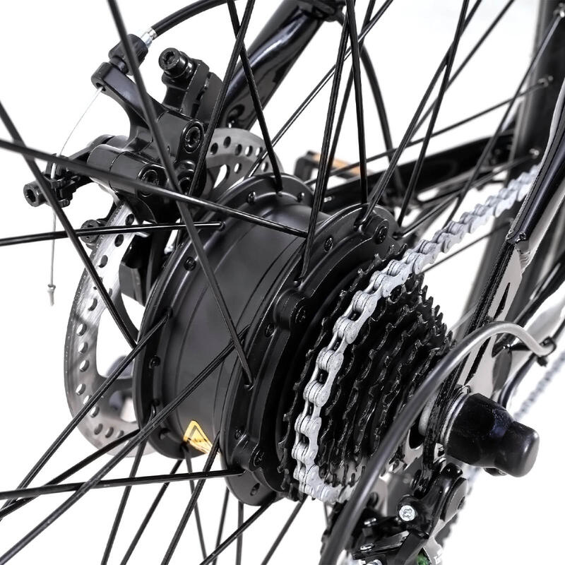Bicicletă electrică EK15 27,5" MTB 250W 36V 25 km/h suspensie + frâne disc