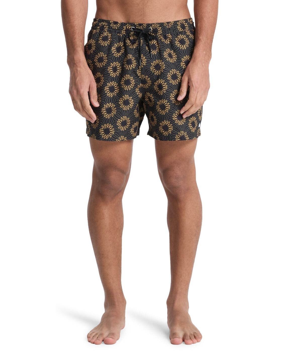 Schwimmshorts EVERYDAY PRINTED VOLLEY 15" Braun Herren 2/4
