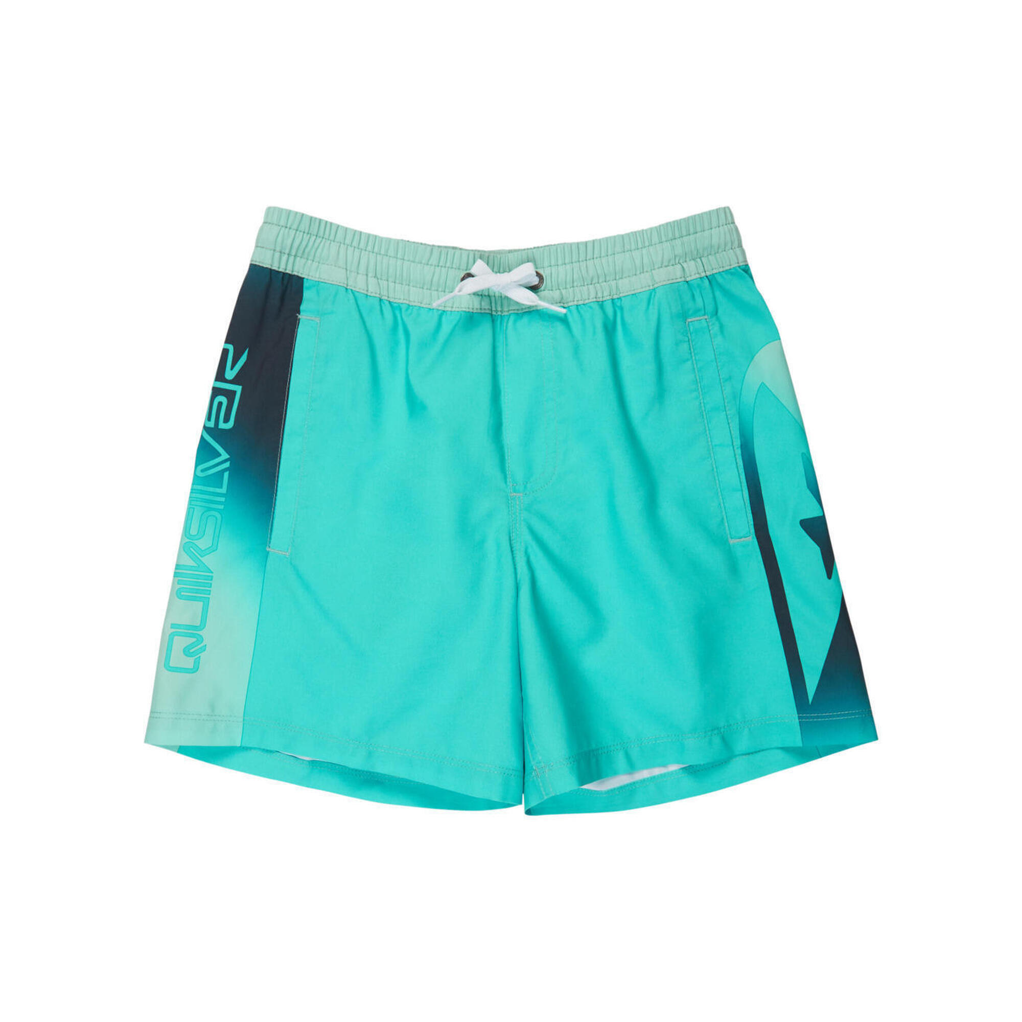 Quiksilver - Short De Bain Everyday Holmes Volley 16" Bleu Garçon - Boxer De Bain - Bleu -  8 À 10 Ans - Decathlon