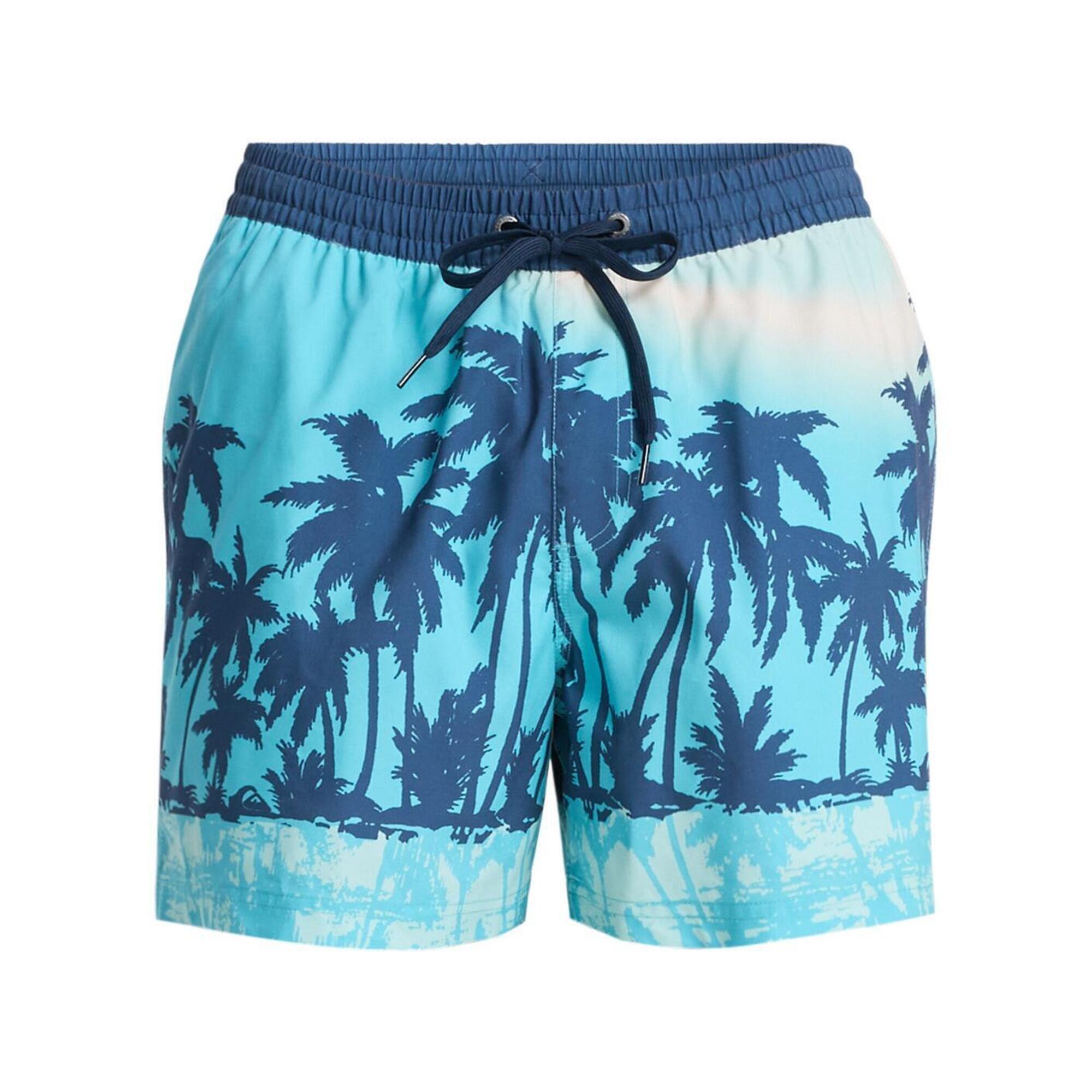 Quiksilver - Short De Bain Everyday Printed Volley 15" Bleu Homme - Boardshort - Bleu - 52 2xl - Decathlon