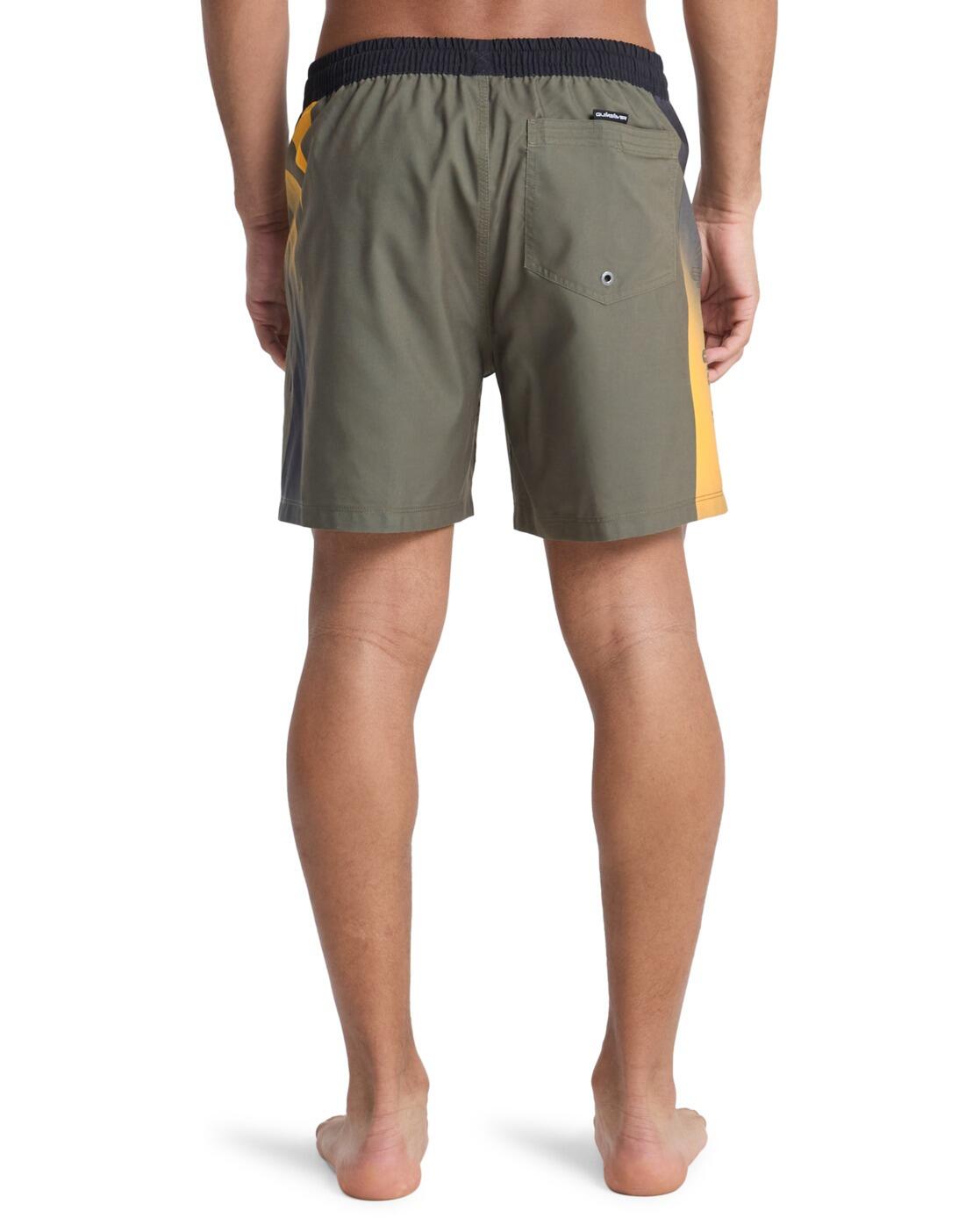 Short de bain EVERYDAY HOLMES VOLLEY 16" Vert Homme 3/4