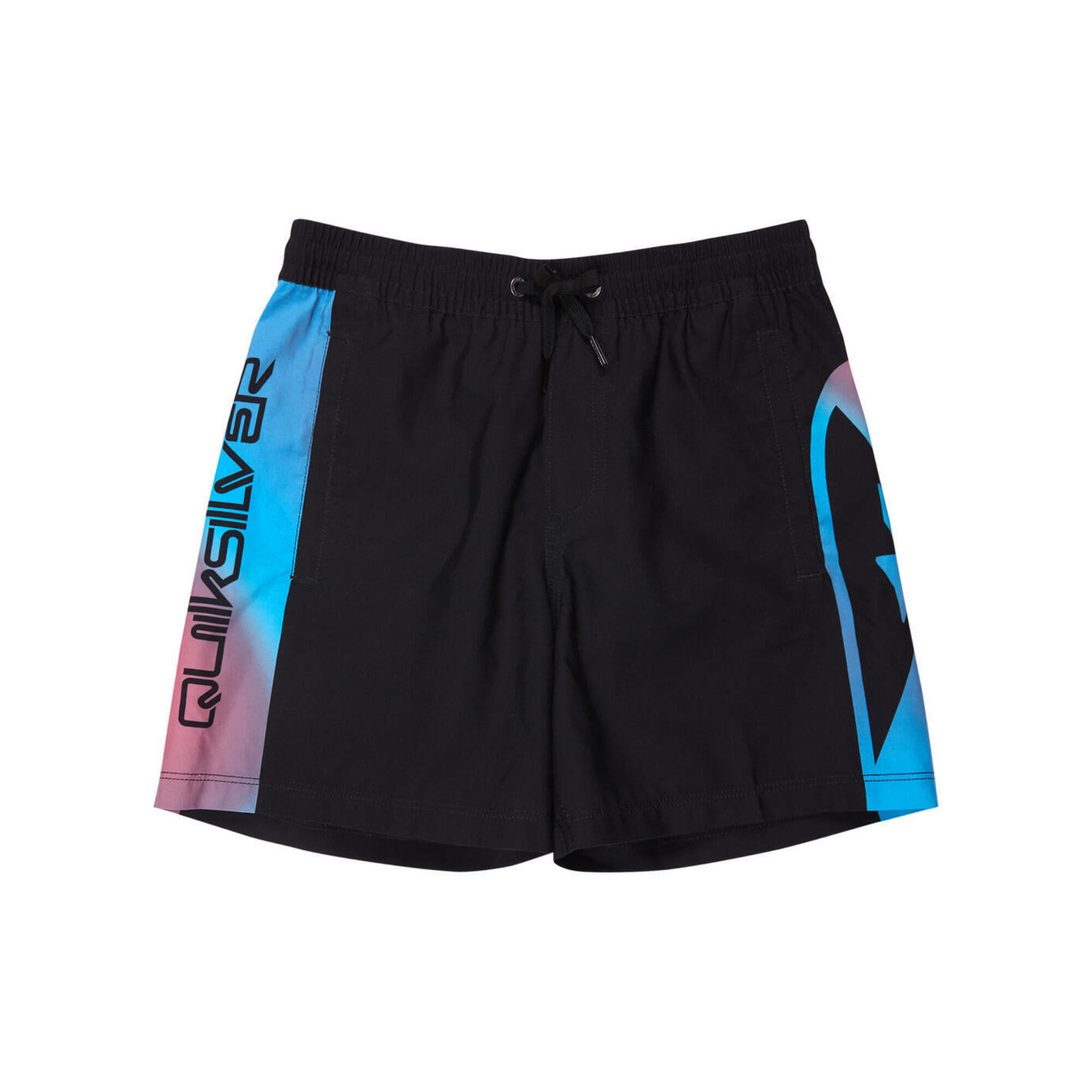 Quiksilver - Short De Bain Everyday Holmes Volley 16" Noir Garçon - Boxer De Bain - Noir - 10 À 12 Ans - Decathlon
