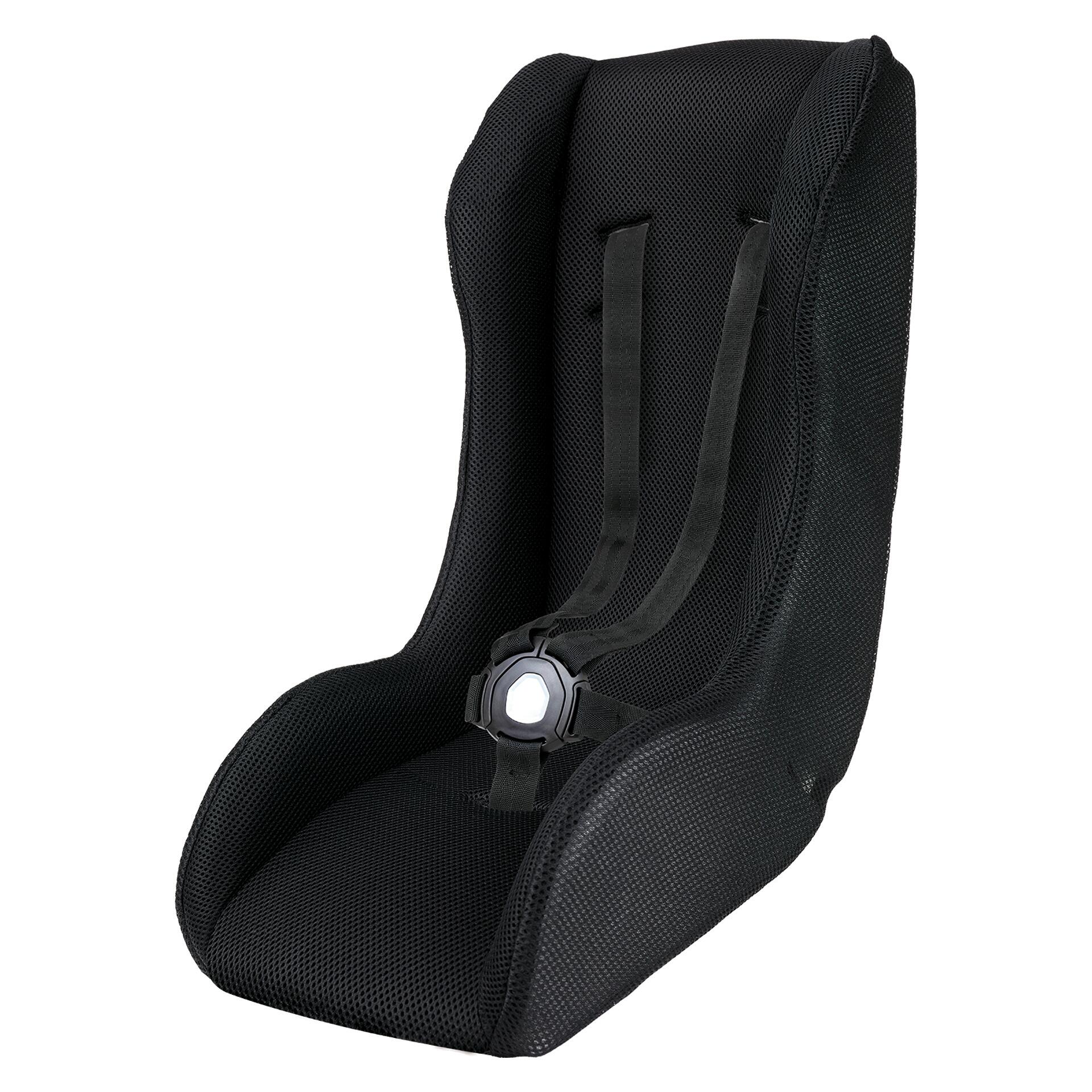 Polisport - Mini Pelican Tout Temps – Réducteur Siège Bébé 5 Points,remorque,poussette,cargo - Siège Vélo Enfant - Noir - Taille Unique - Decathlon