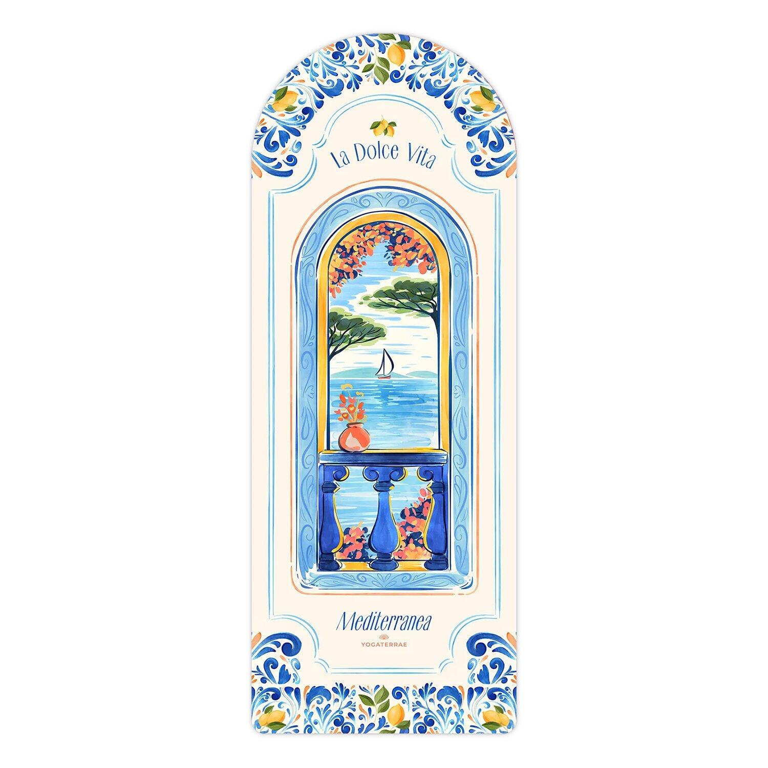TAPIS DE YOGA ANTIDÉRAPANT DOLCE VITA ARCHE EN PU-CAOUTCHOUC NATUREL 2/3