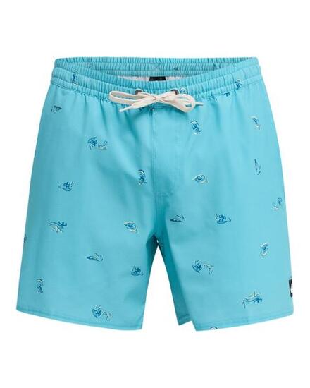 Zwembroek STRETCH PRINTED VOLLEY 16" Blau Heren