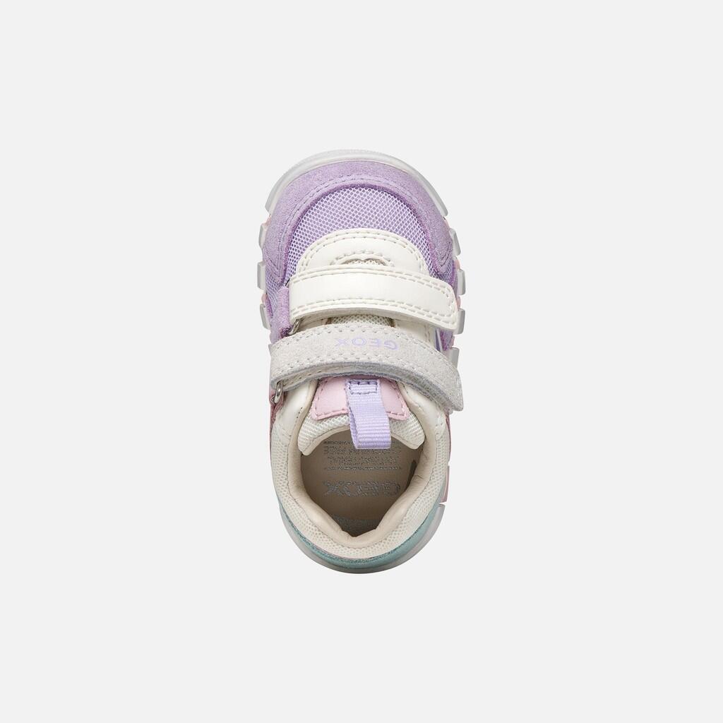 Premiers Pas Bébé Fille B IUPIDOO GIRL Lilas/Blanc 7/7