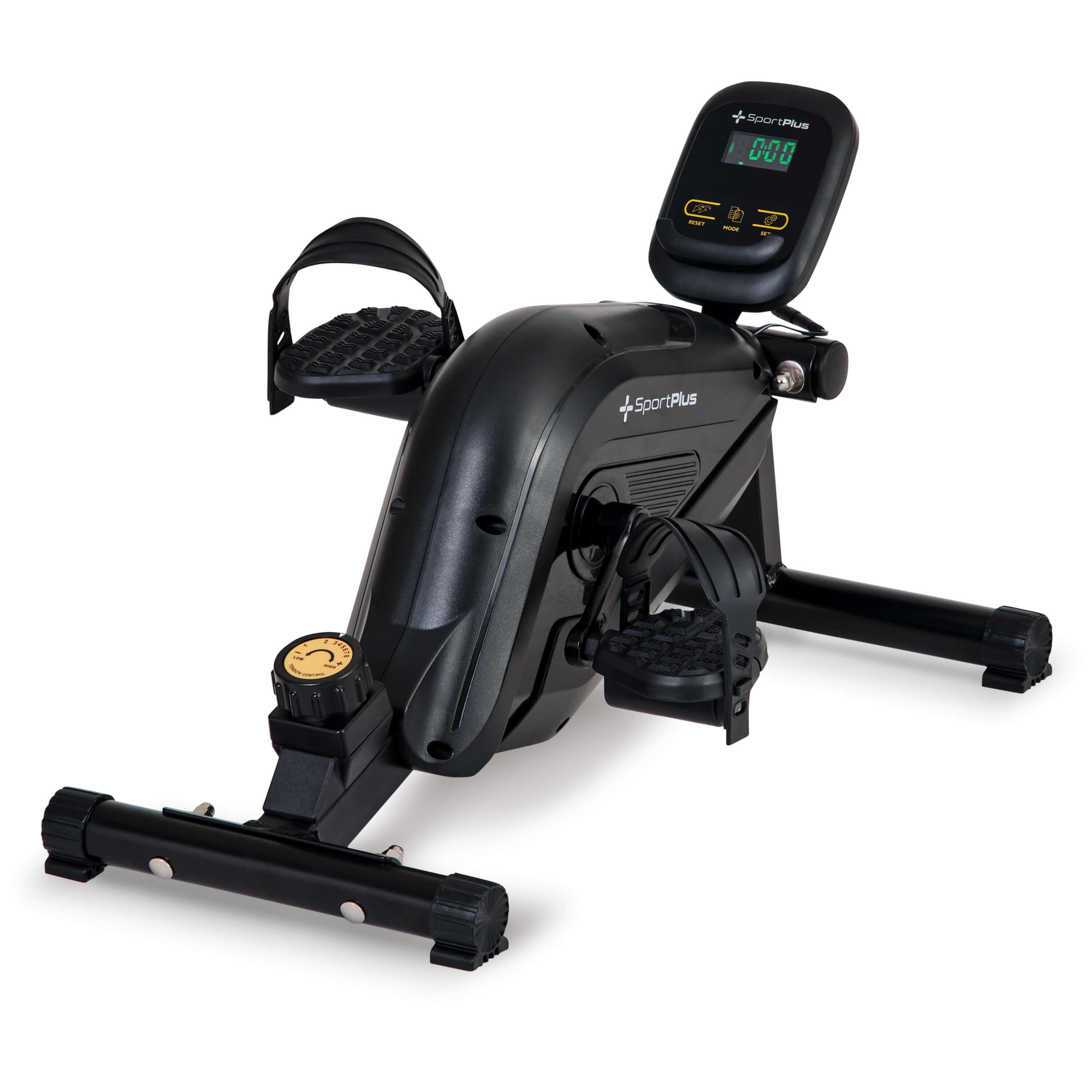 SportPlus Mini-Heimtrainer – Pedaltrainer Schwarz mit App & 8 Widerstandsstufen 7/8