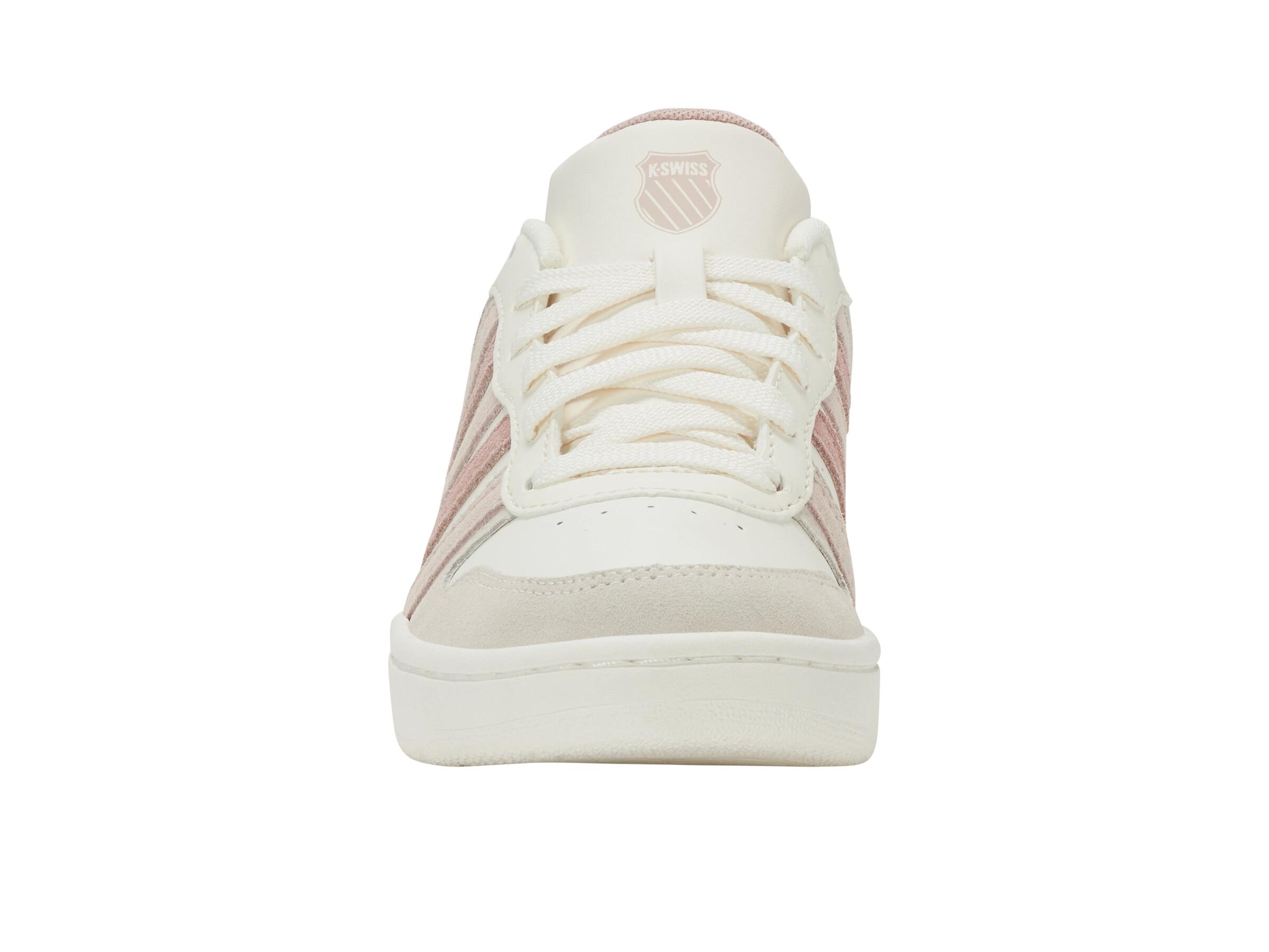 K-SWISS Court Palisades Low - zapatillas casuales blancas de corte bajo 3/4