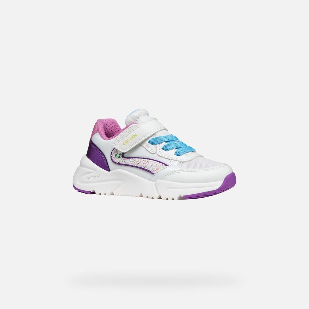 Baskets Fille LOFTUS GIRL Blanc/Violet Foncé 4/7