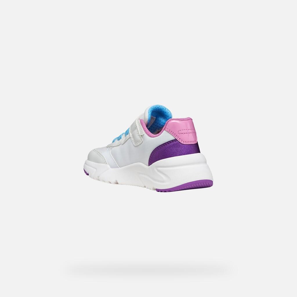Baskets Fille LOFTUS GIRL Blanc/Violet Foncé 5/7