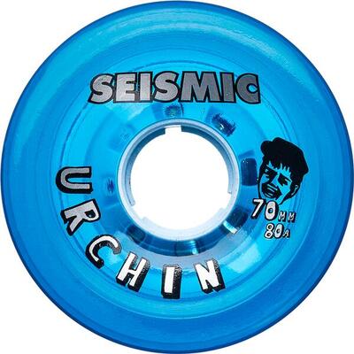 Wielen skate seismic wheels urchin 70x44mm 80a crystal clear blue whurchn 70 80a