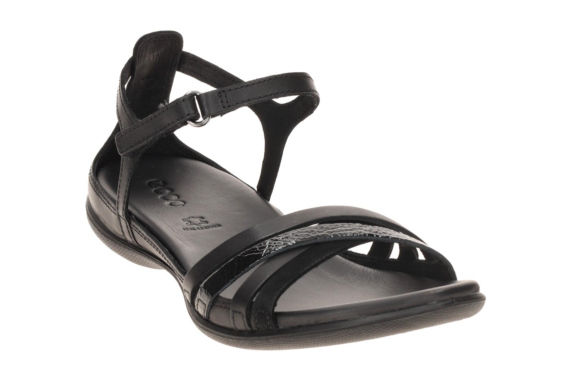 Ecco Flash Sandale schwarz Kreuzriemen 244243 3/7