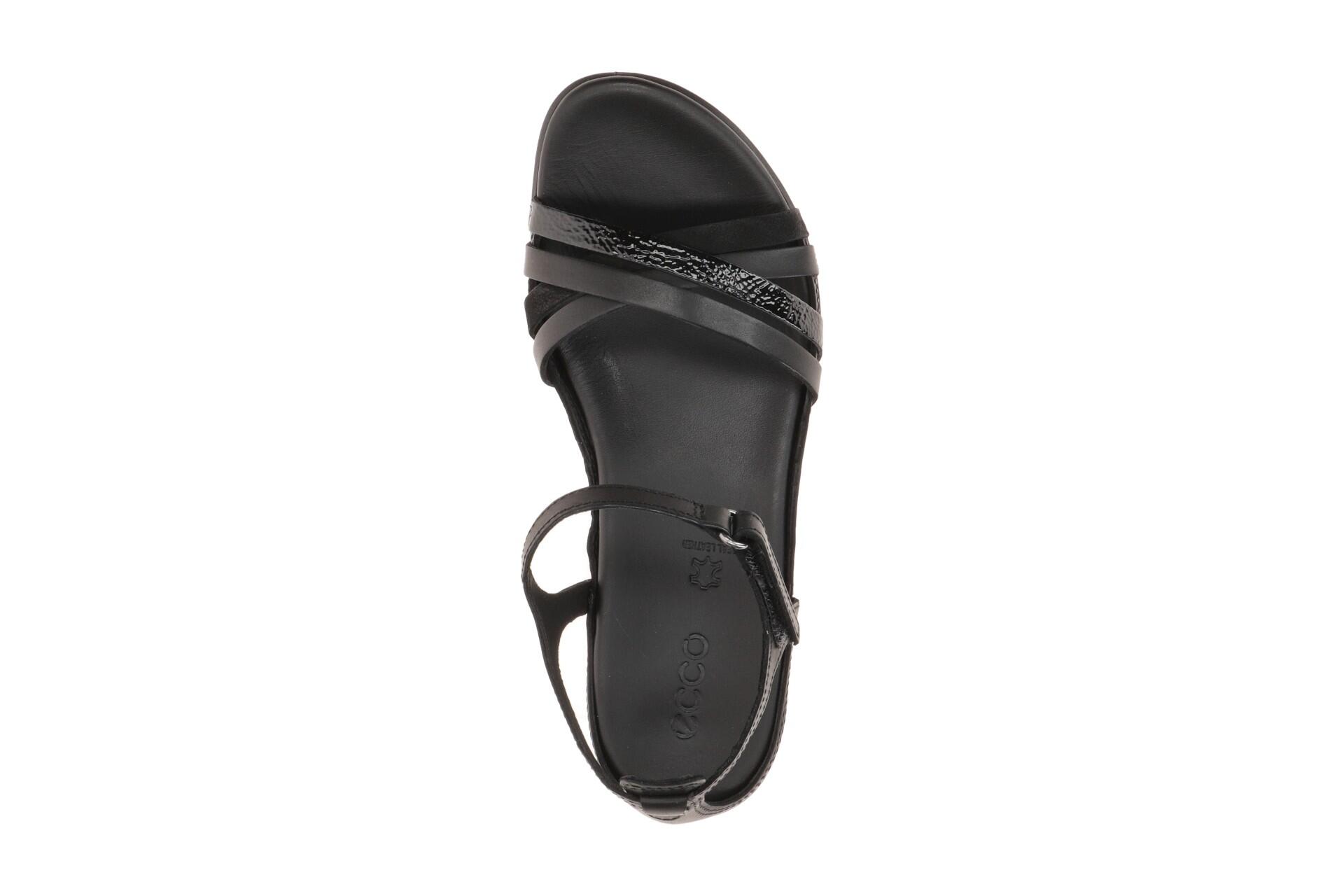 Ecco Flash Sandale schwarz Kreuzriemen 244243 6/7