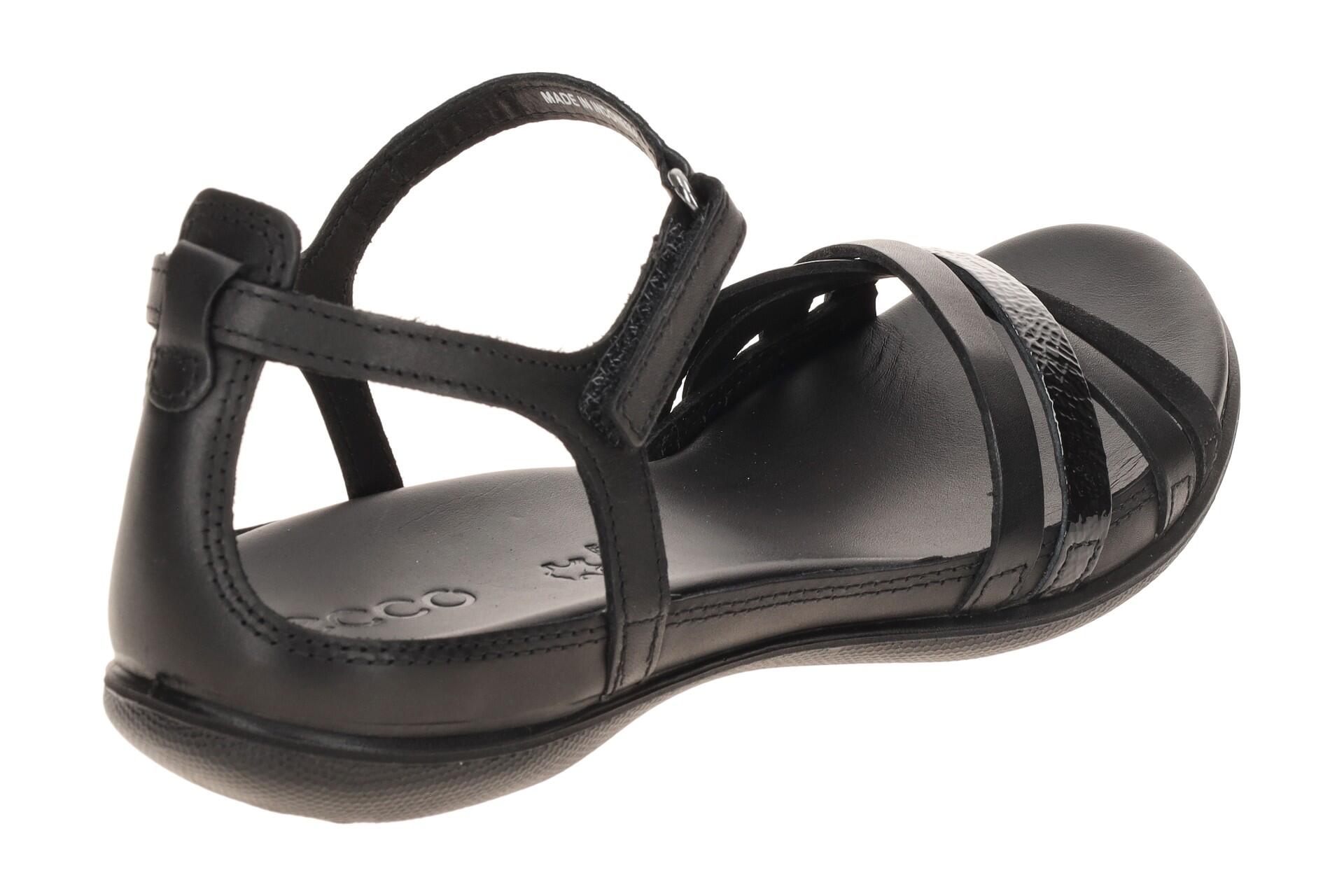 Ecco Flash Sandale schwarz Kreuzriemen 244243 4/7