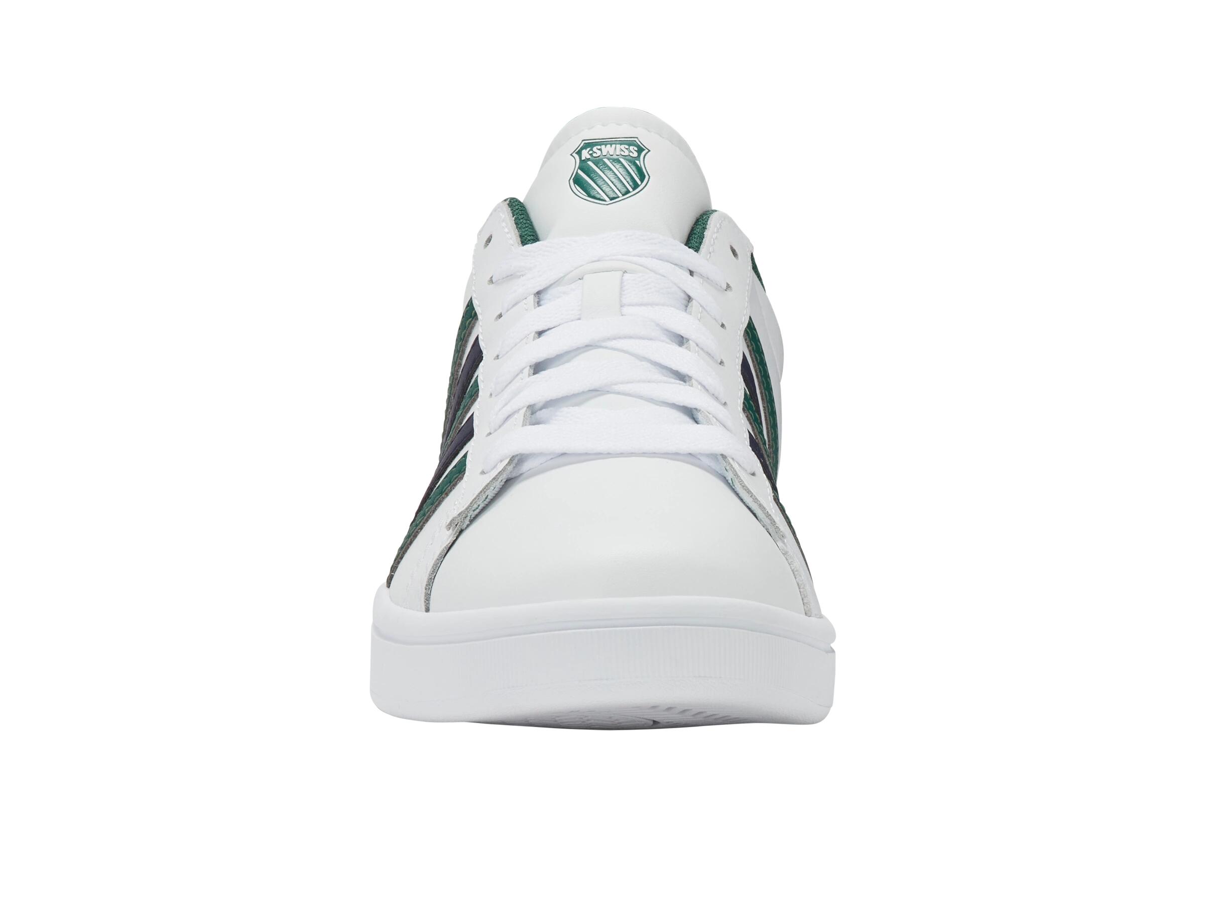 Zapatillas bajas Court Tiebreak II de K-SWISS para hombre blancas. 3/4