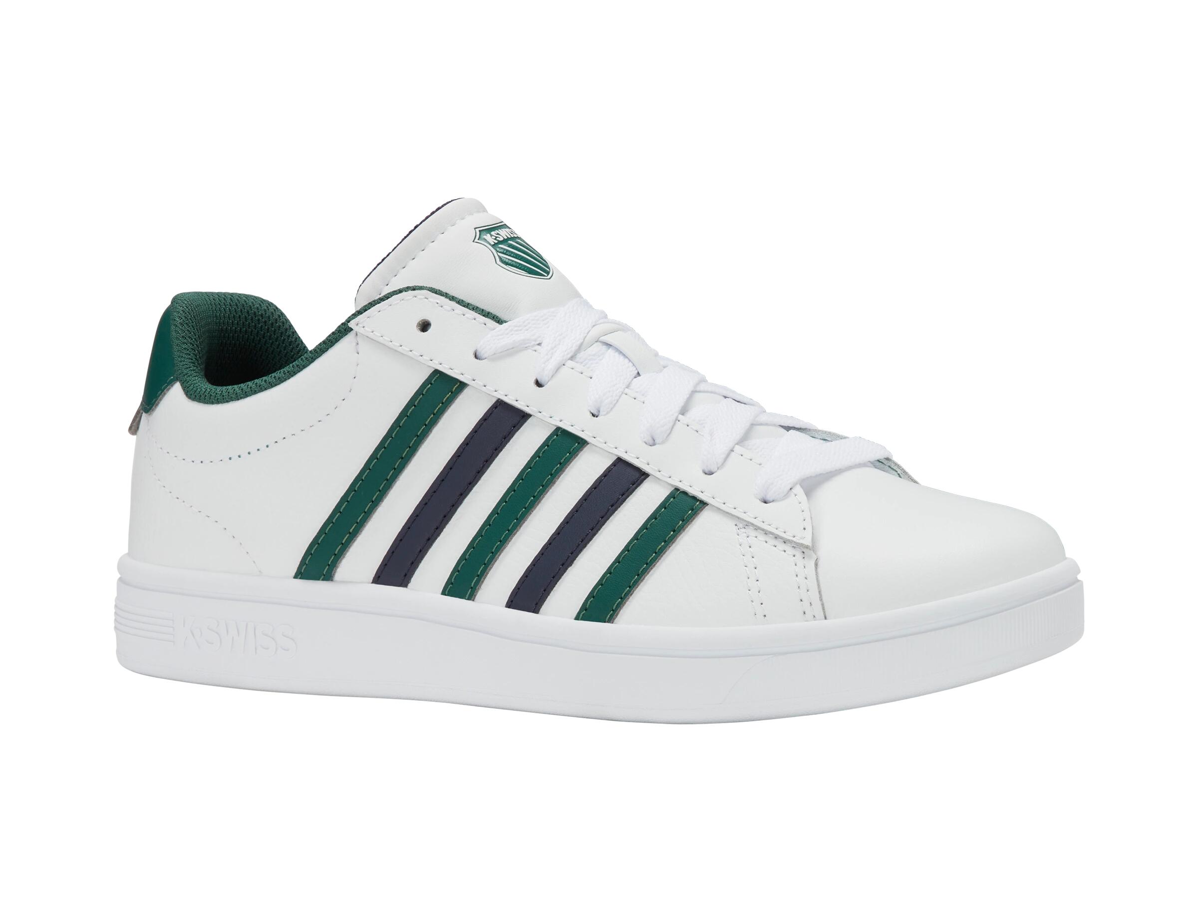 Zapatillas bajas Court Tiebreak II de K-SWISS para hombre blancas. 2/4