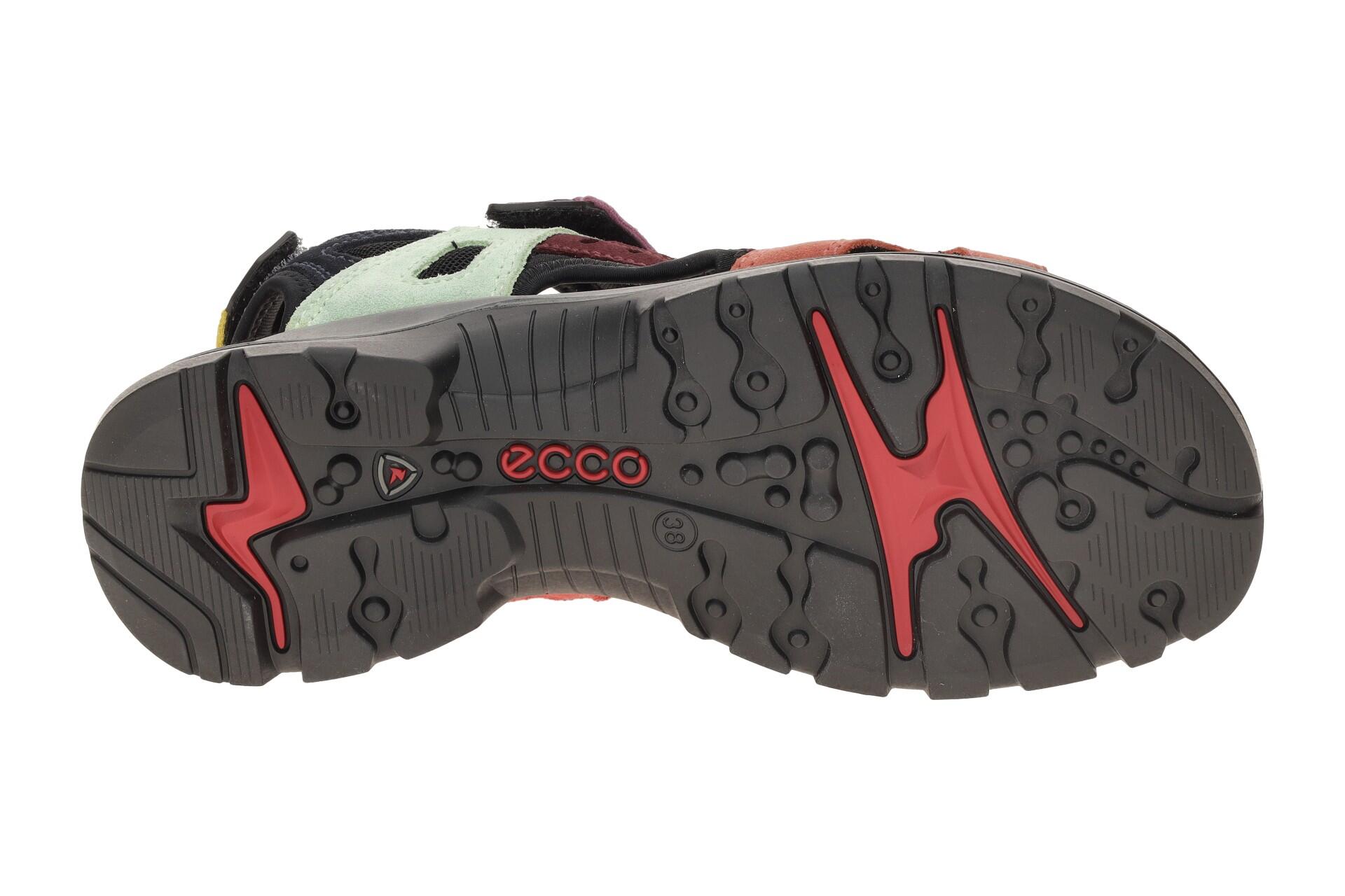 Ecco Offroad Damen Sandale schwarz bunt 069563 7/7