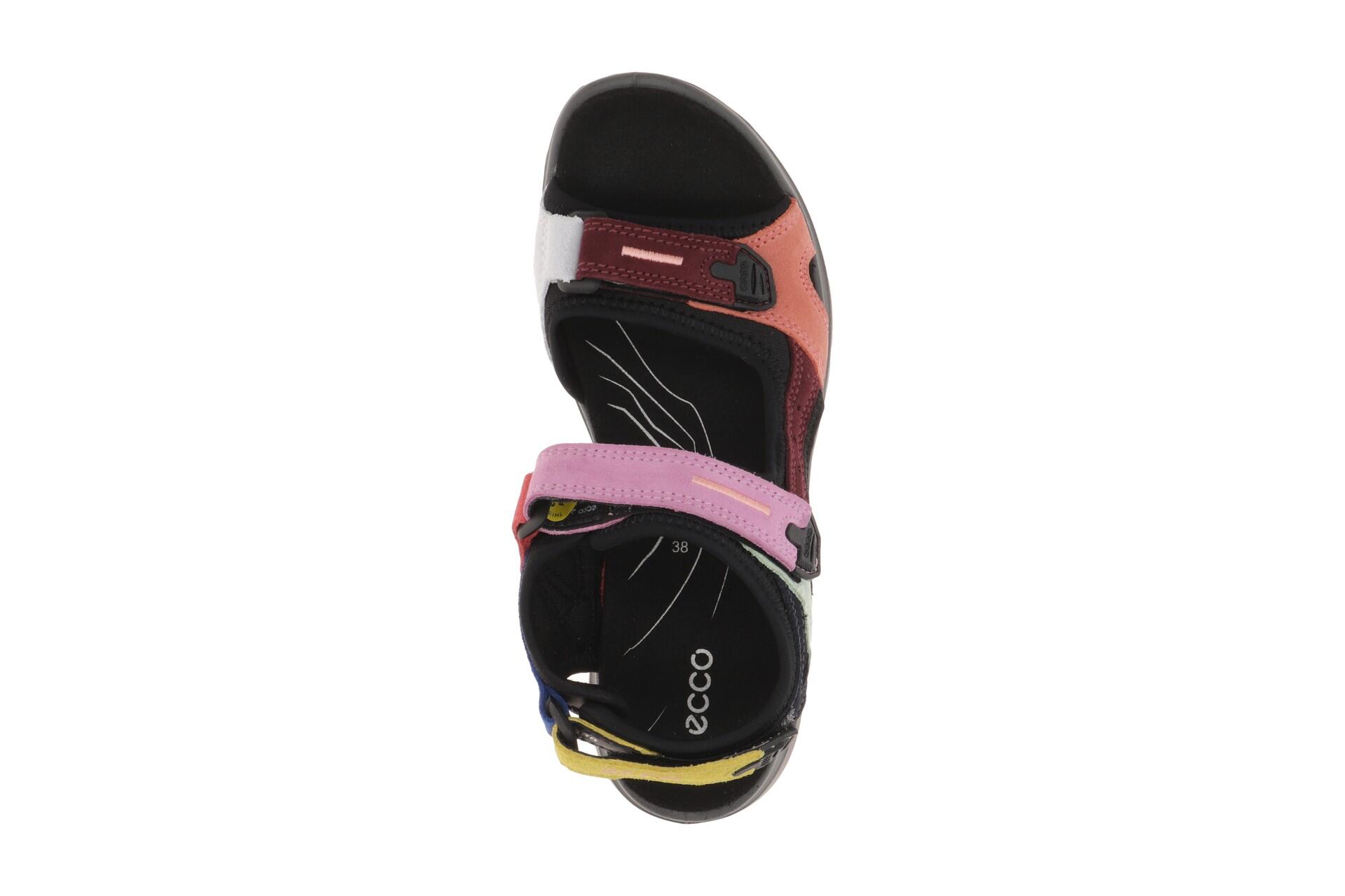 Ecco Offroad Damen Sandale schwarz bunt 069563 6/7