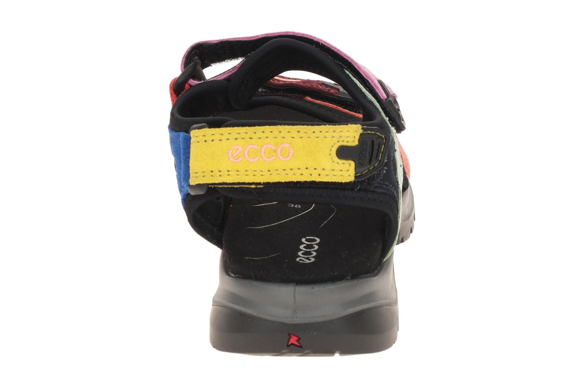Ecco Offroad Damen Sandale schwarz bunt 069563 5/7