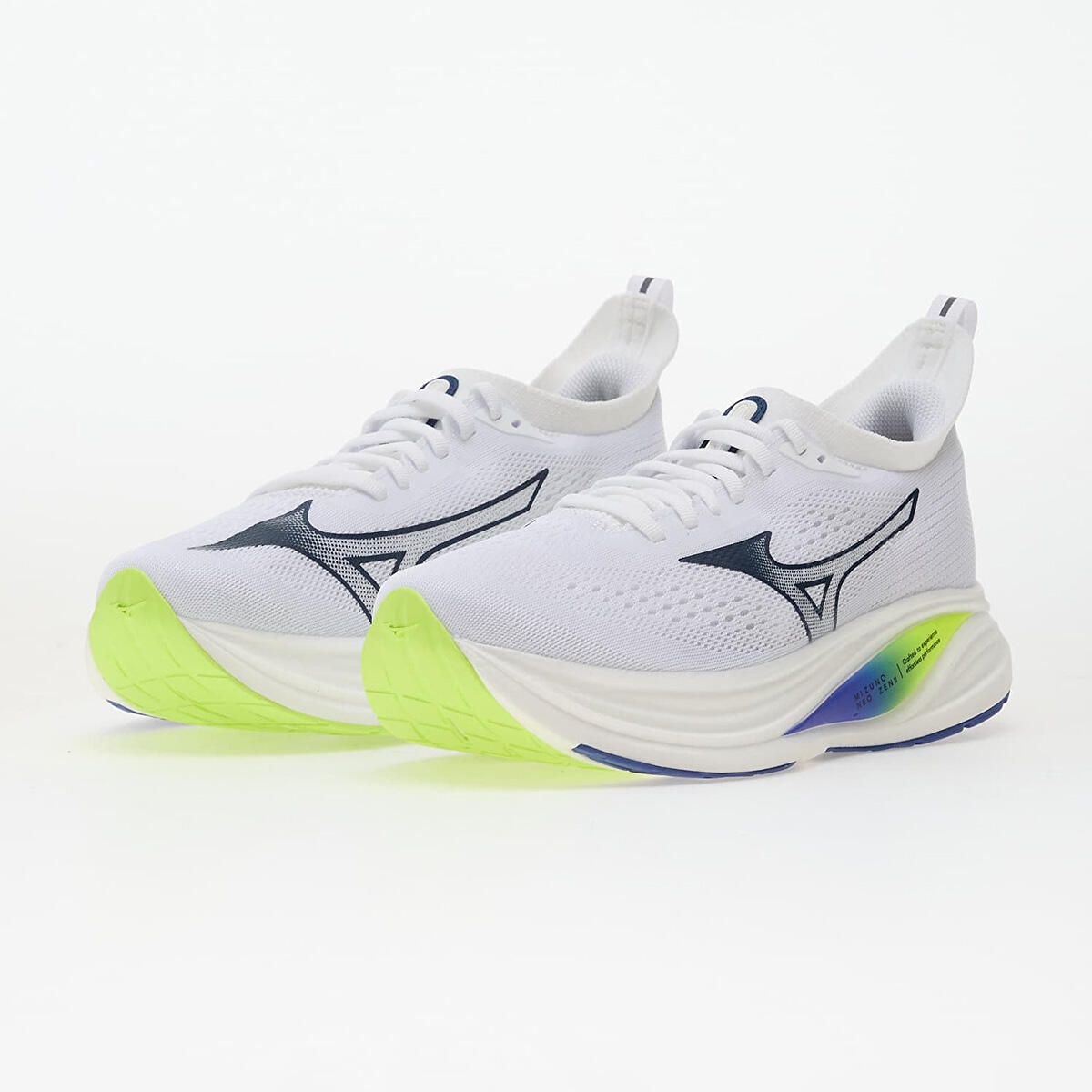 Scarpe da running Mizuno Neo Zen 2 bianco, blu e giallo brillante 6/7