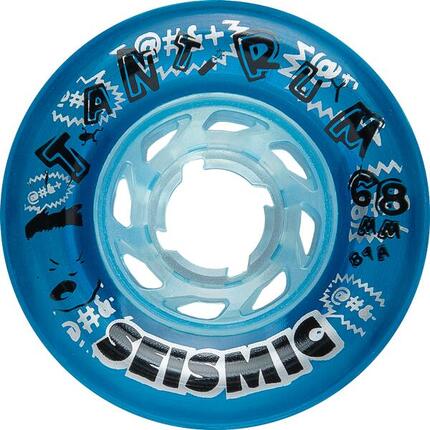 Roues Skate Seismic Wheels Tantrum 68X43Mm 81A Crystal Clear Blue Whtntrm68 81A