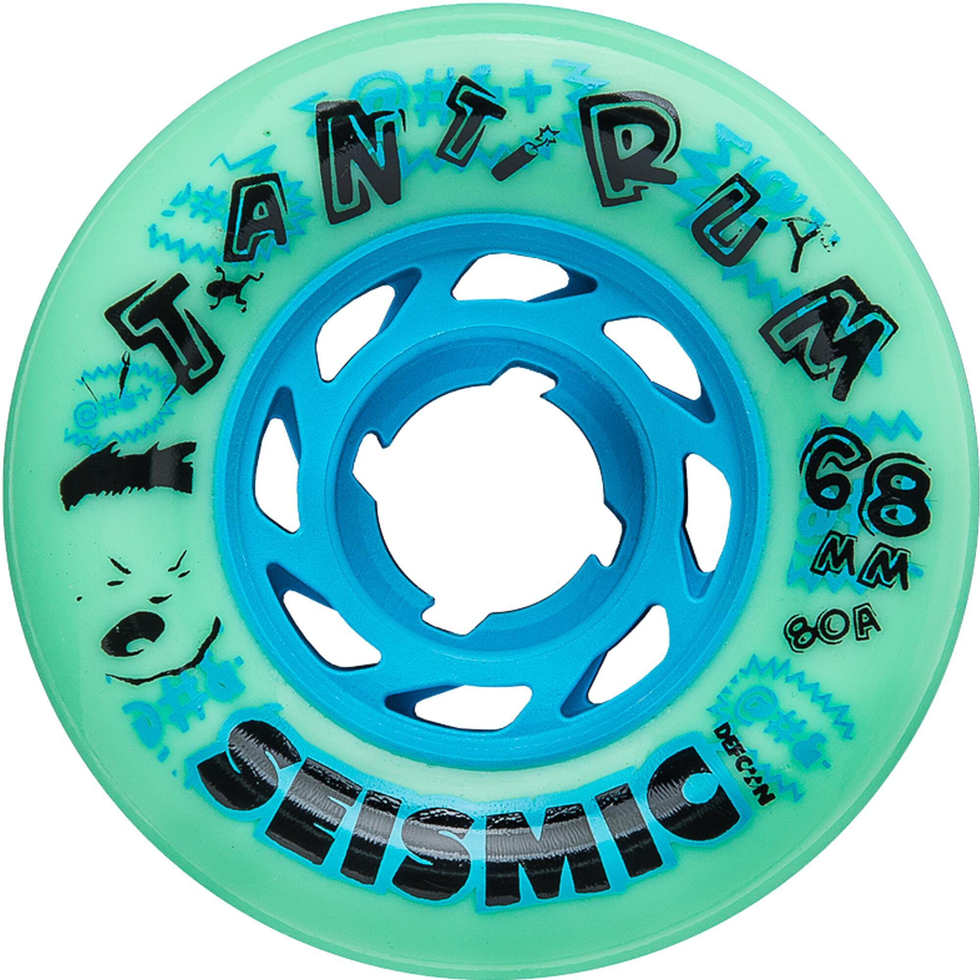 Seismic - Roues Skate Seismic Wheels Tantrum 68x43mm 80a Mint Defcon - Roue - Vert - No Size - Decathlon