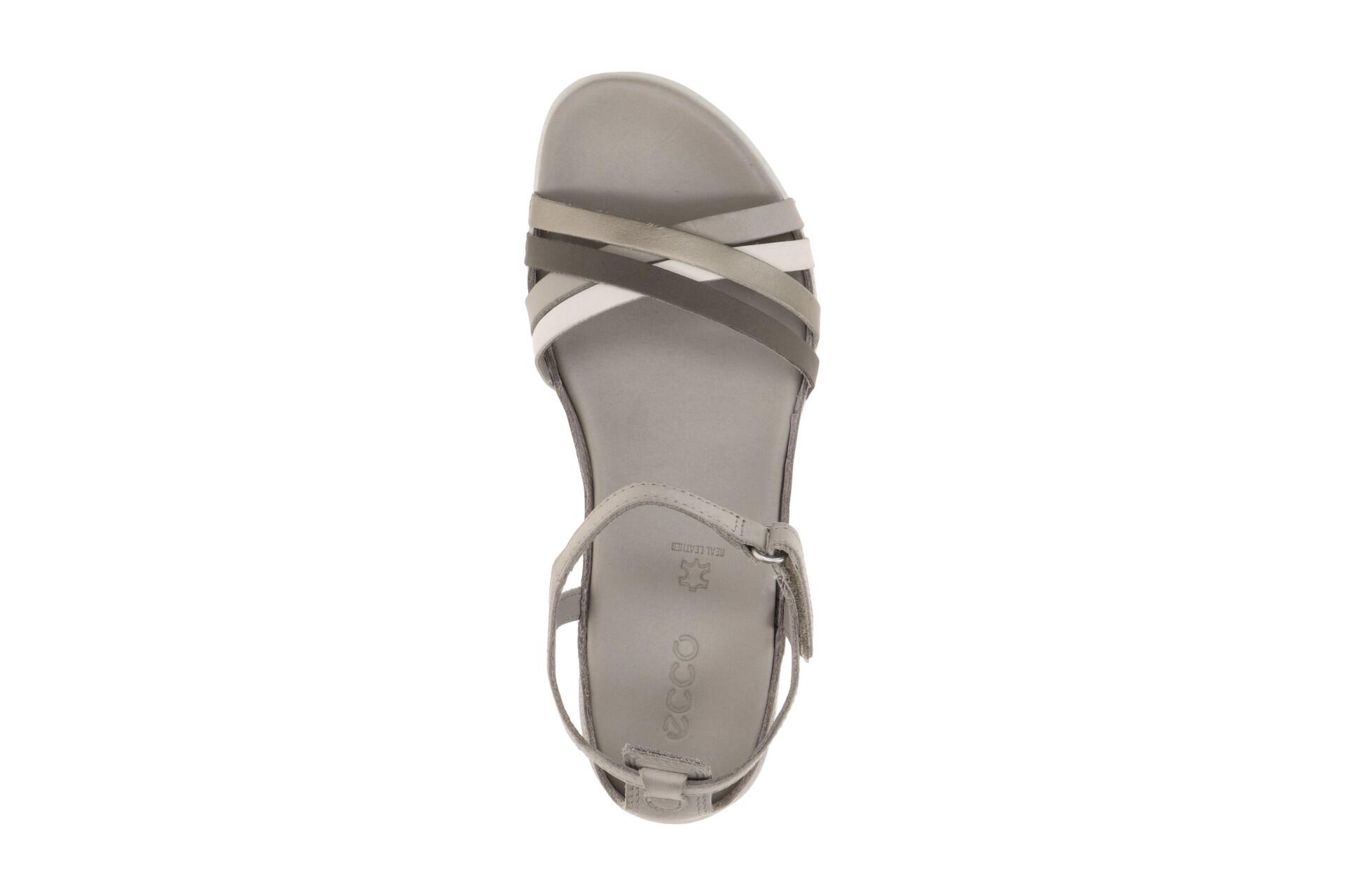 Ecco Flash Sandale grau metallic Kreuzriemen 244243 6/7