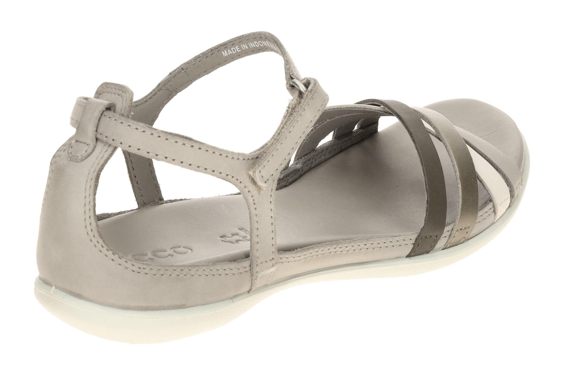 Ecco Flash Sandale grau metallic Kreuzriemen 244243 4/7