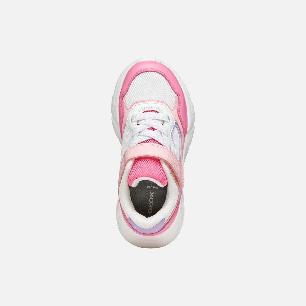 Baskets Fille J LOFTUS GIRL Saumon/Blanc 7/7
