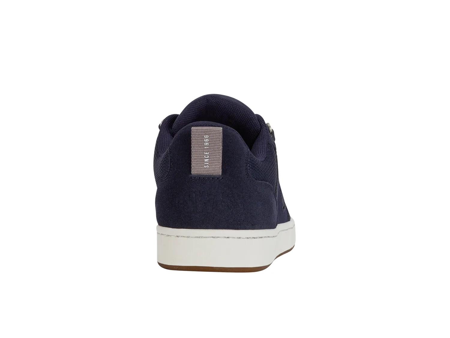 Zapatillas de cuero K-Swiss K-Varsity SDE, azul noche, para hombre 4/4