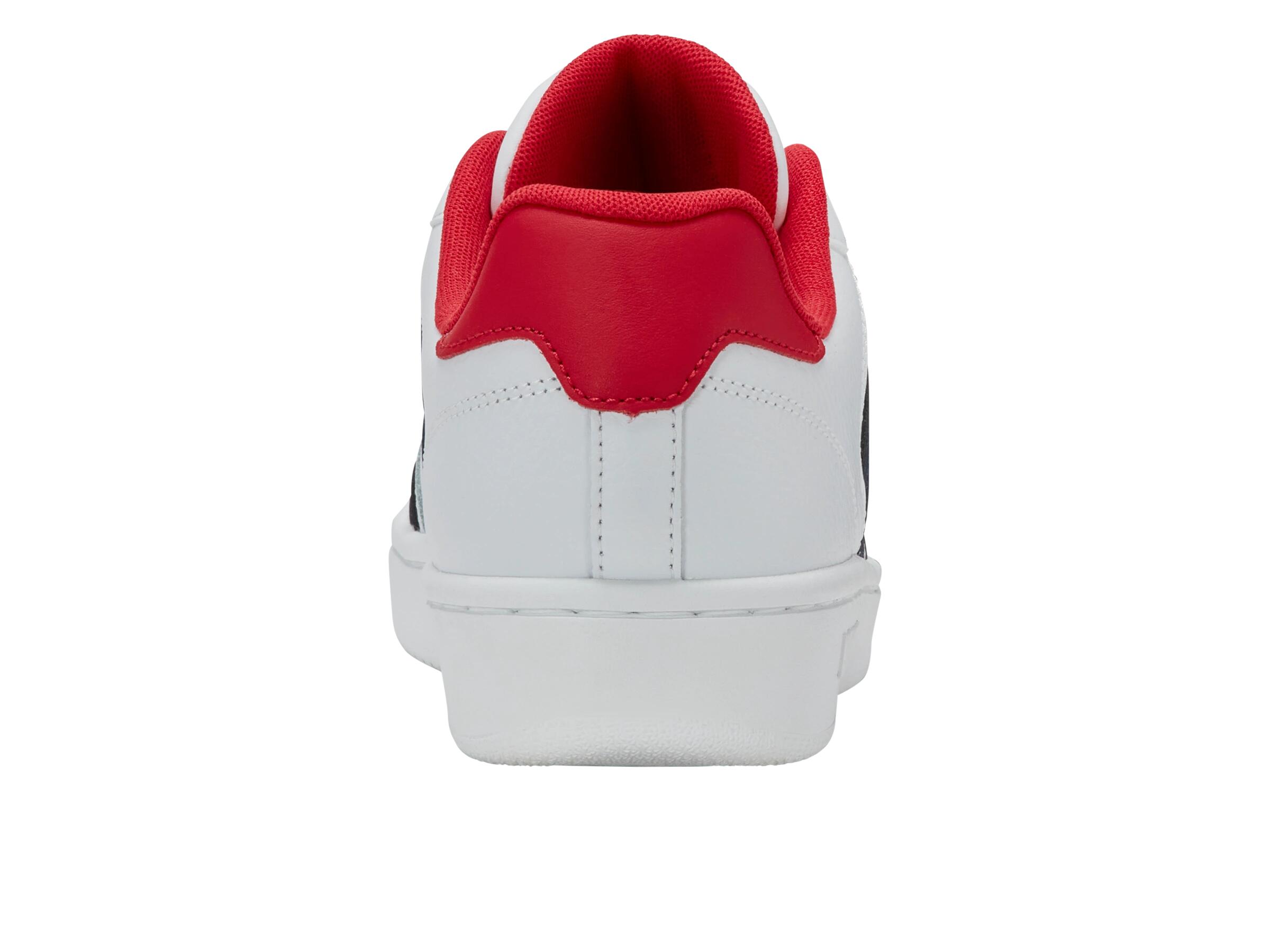 Zapatillas bajas K-SWISS blancas: calzado ligero de ocio con cordones 4/4
