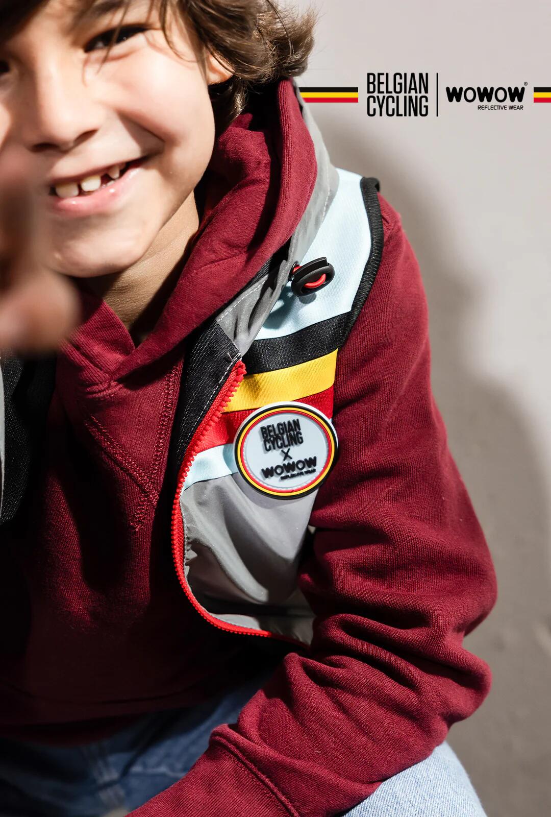 Veste Belgian Cycling Kids WOWOW - Taille L 3/4